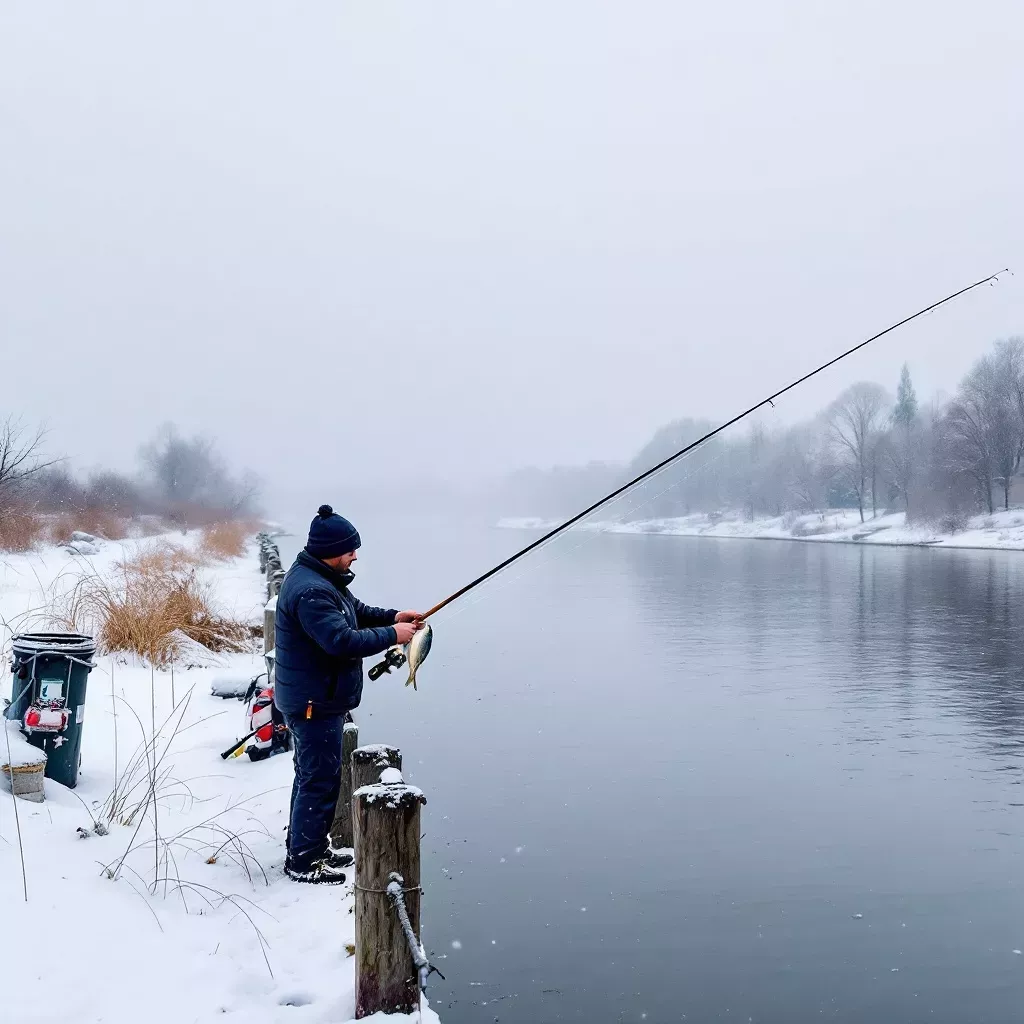 Winterangeln - wann und wo in NRW