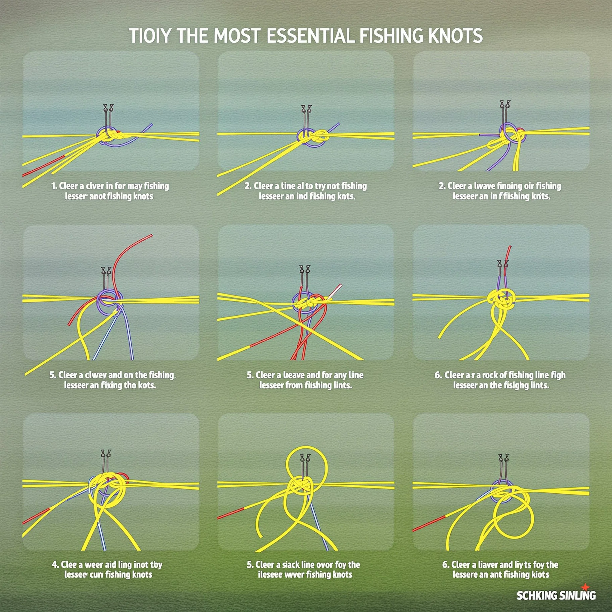 Alles rund um angeln: 10 Angelknoten, die jeder Angler können muss