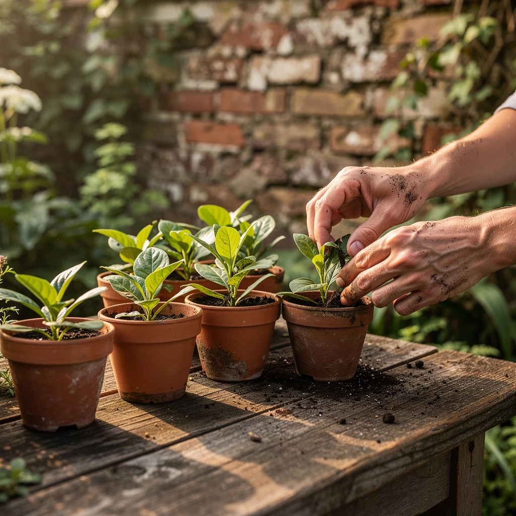 Frühstart im Garten – DIY mit Anzuchtschalen, Kräuterbox & Samenetiketten