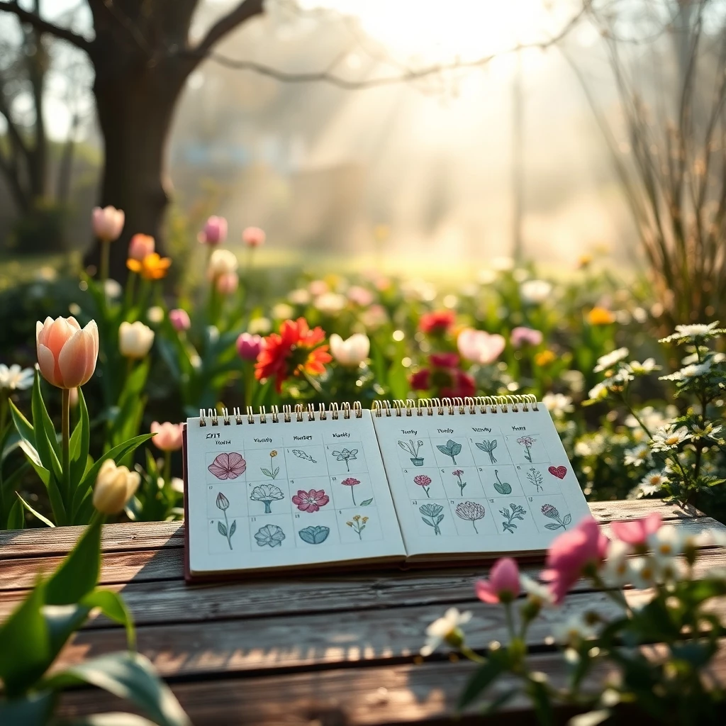 Der schlafende Garten: DIY Pflanzenkalender