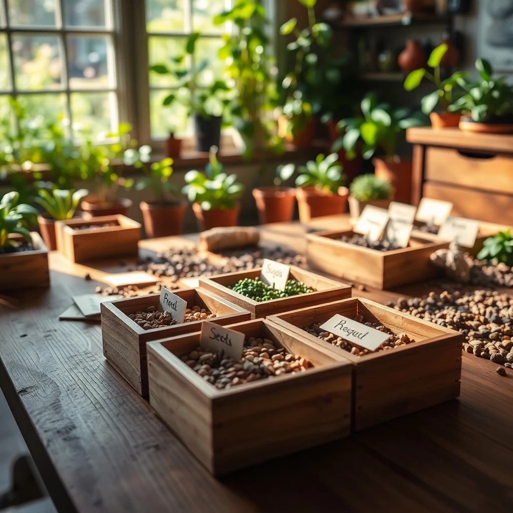 Der schlafende Garten: DIY Saatgut-Sortierboxen, Pflanzkalender & Frühbeet-Starter für kreative Gartenplanung