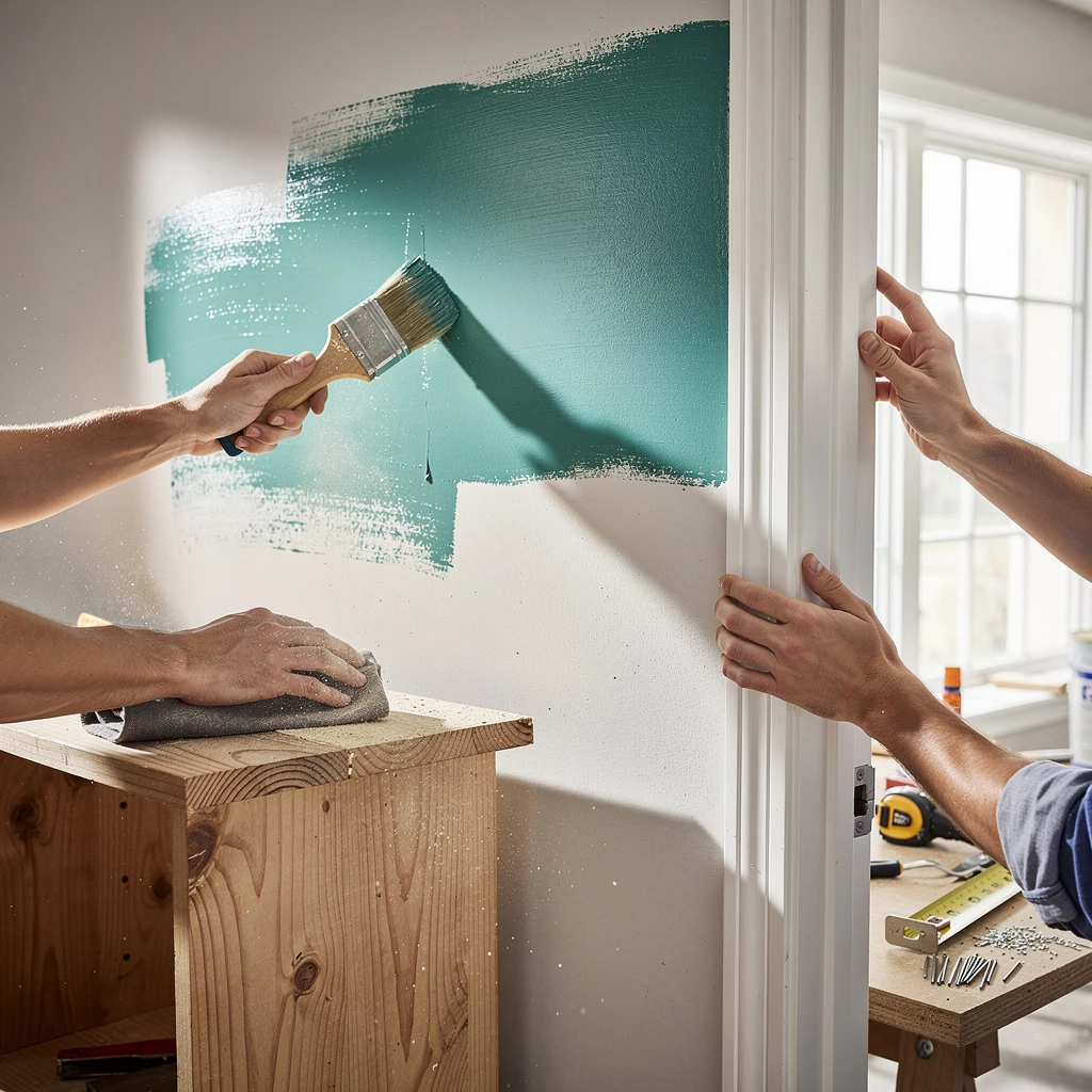 Frischer Start – DIY mit Regal-Upgrades, Wandakzenten & Türleisten