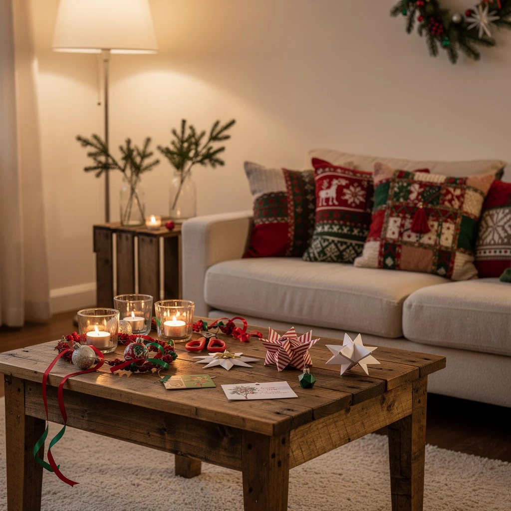 Do it yourself: Weihnachtsreste kreativ verwerten – DIY mit Lichterketten, Holz & Verpackungen