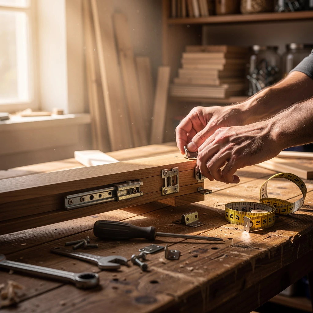 Alles wieder ganz – DIY mit Möbelgleitern, Scharnieren & Schubladenführungen