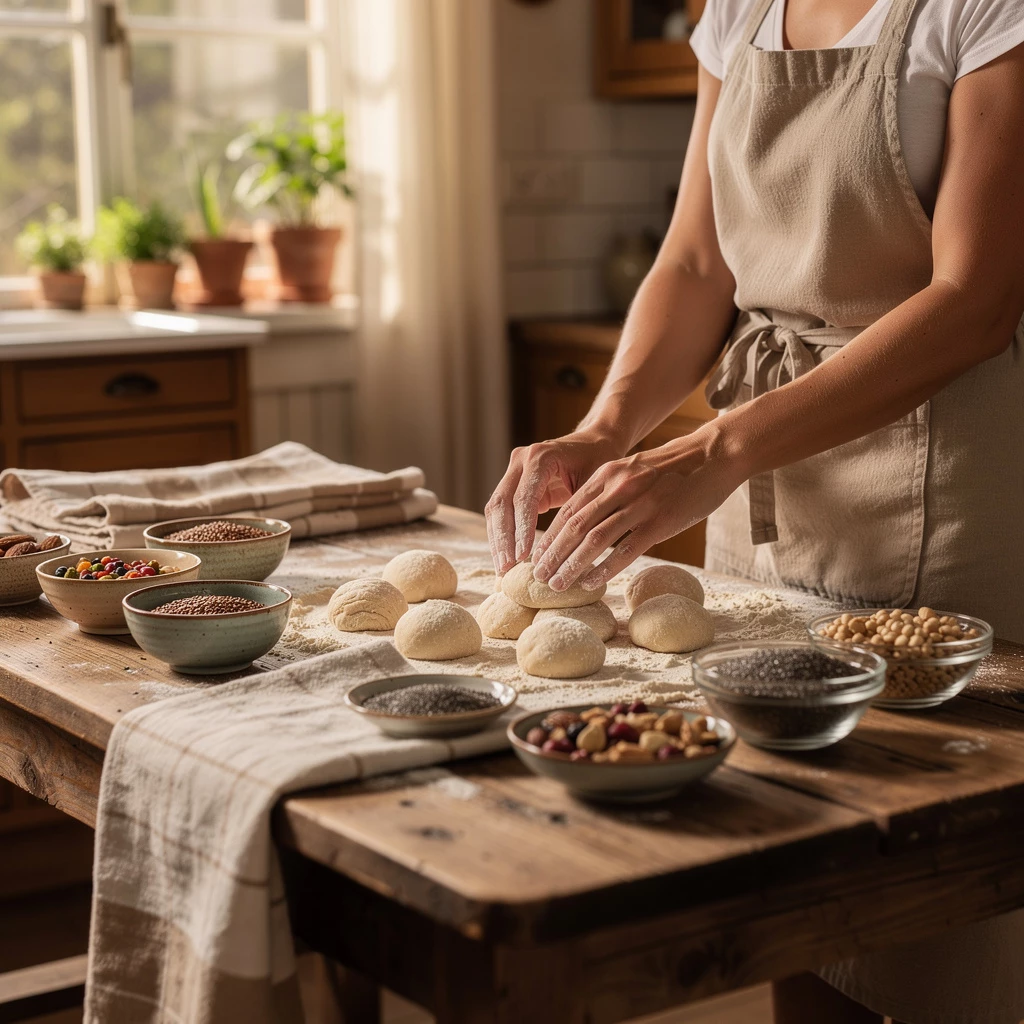 Sonntagsbrötchen mit Superfood – Knusprig, nährend und voller DIY-Genuss