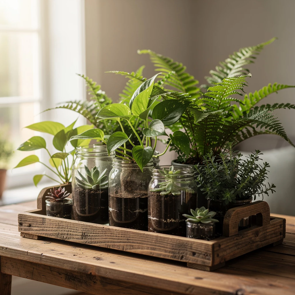 Fensterbank-Gärtnern – DIY mit Sprossengläsern, Anzuchtschalen & Grow-Licht.