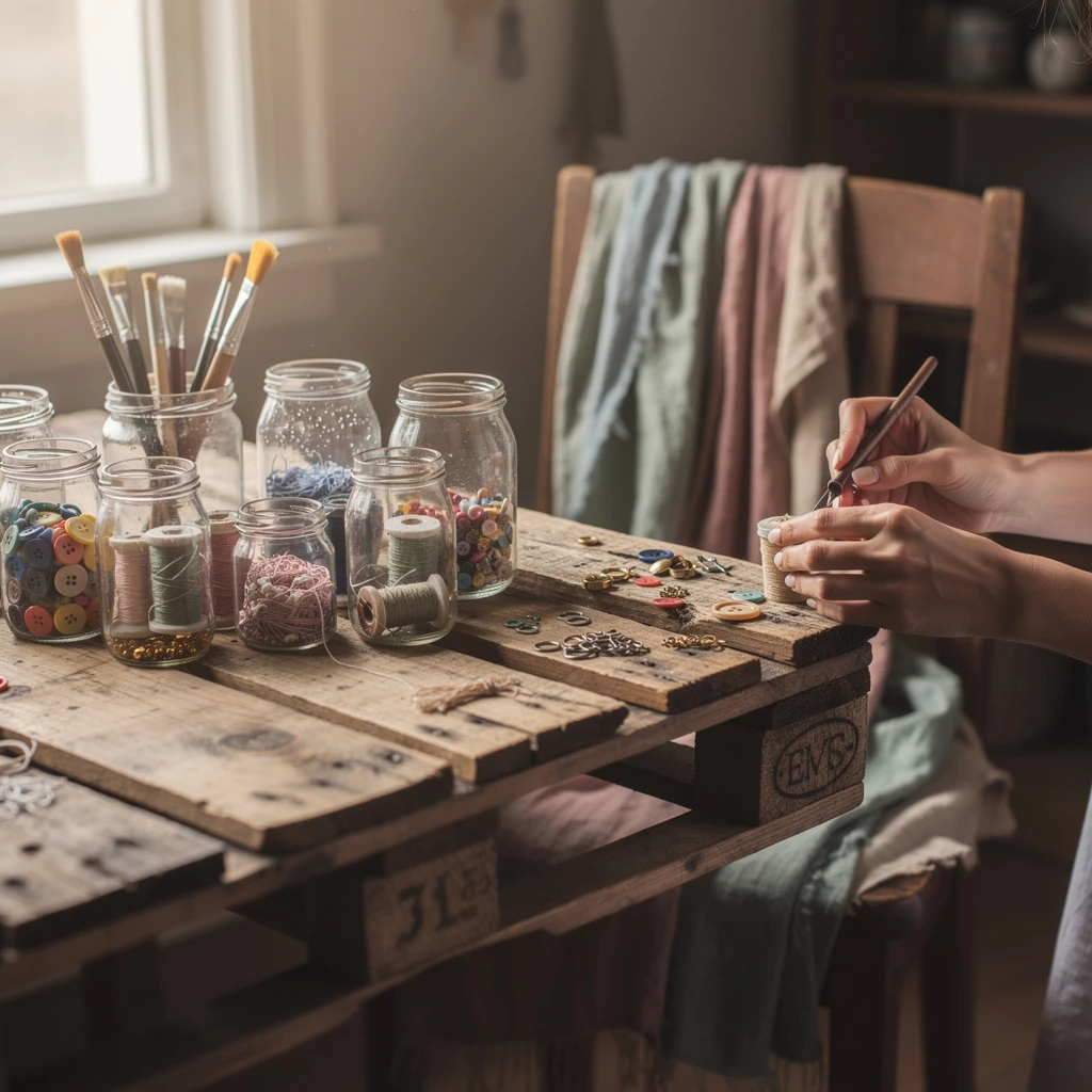 Aus Alt wird Neu – Do it yourself mit Holzpaletten, Gläsern & alten Stoffen