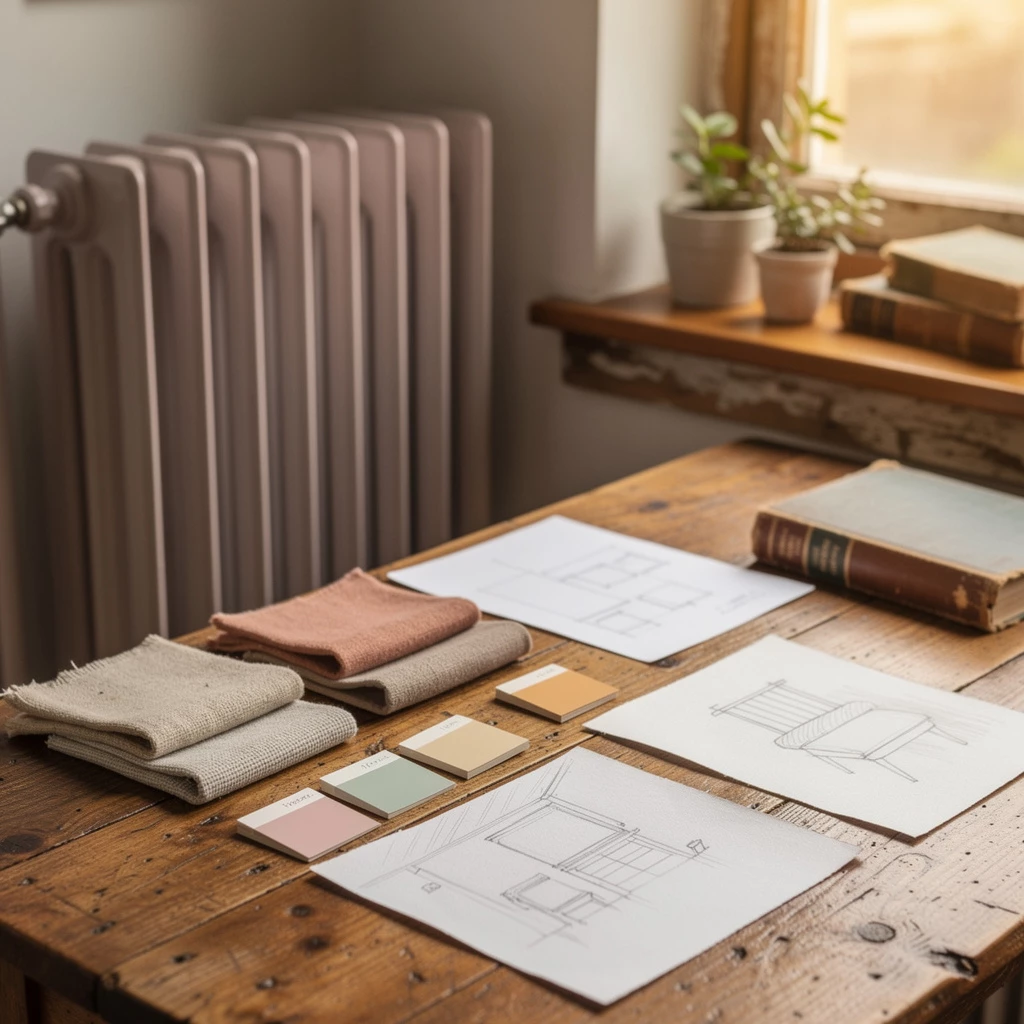 Wärme clever lenken – DIY mit Heizkörperverkleidung, Reflexionsfolie & Fensterbänken