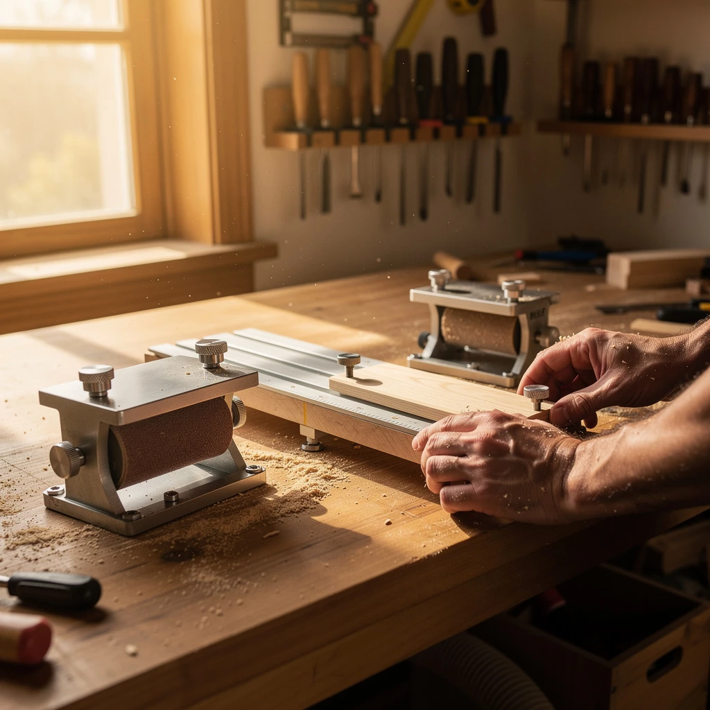 Werkstatt-Feinschliff: Do it yourself mit Schleifhilfen, Kantenschlitten & Werkzeuganschlägen