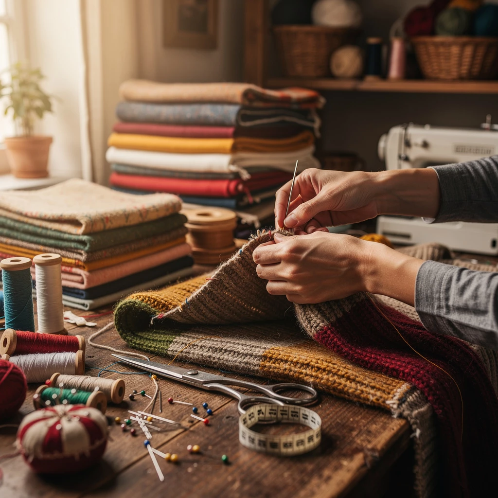 Textil neu gedacht – DIY mit alten Decken, Pullovern & Vorhängen
