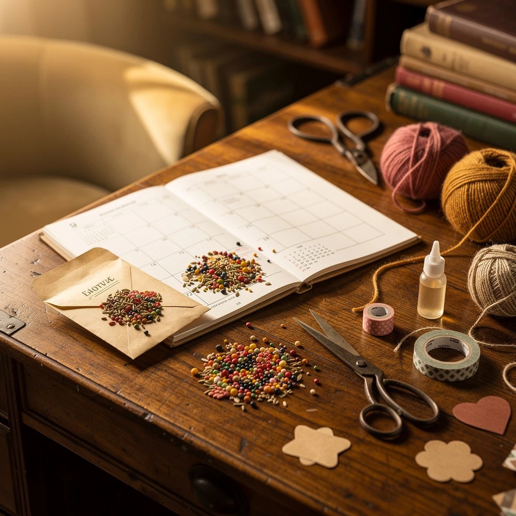 Der schlafende Garten: DIY Saatgut-Sortierboxen, Pflanzkalender & Frühbeet-Starter für kreative Gartenplanung