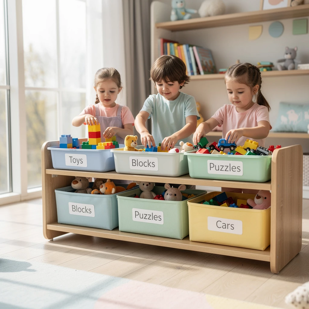 Kinderzimmer aufräumen: Systeme für Ordnung, die auch Kindern gelingen