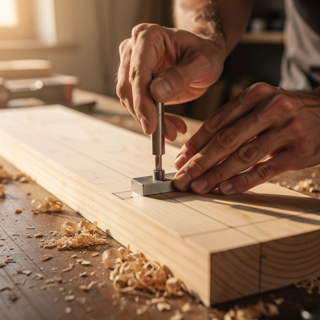 Exakt arbeiten – DIY mit Markierlehre, Abstandshalter & Bohrführung