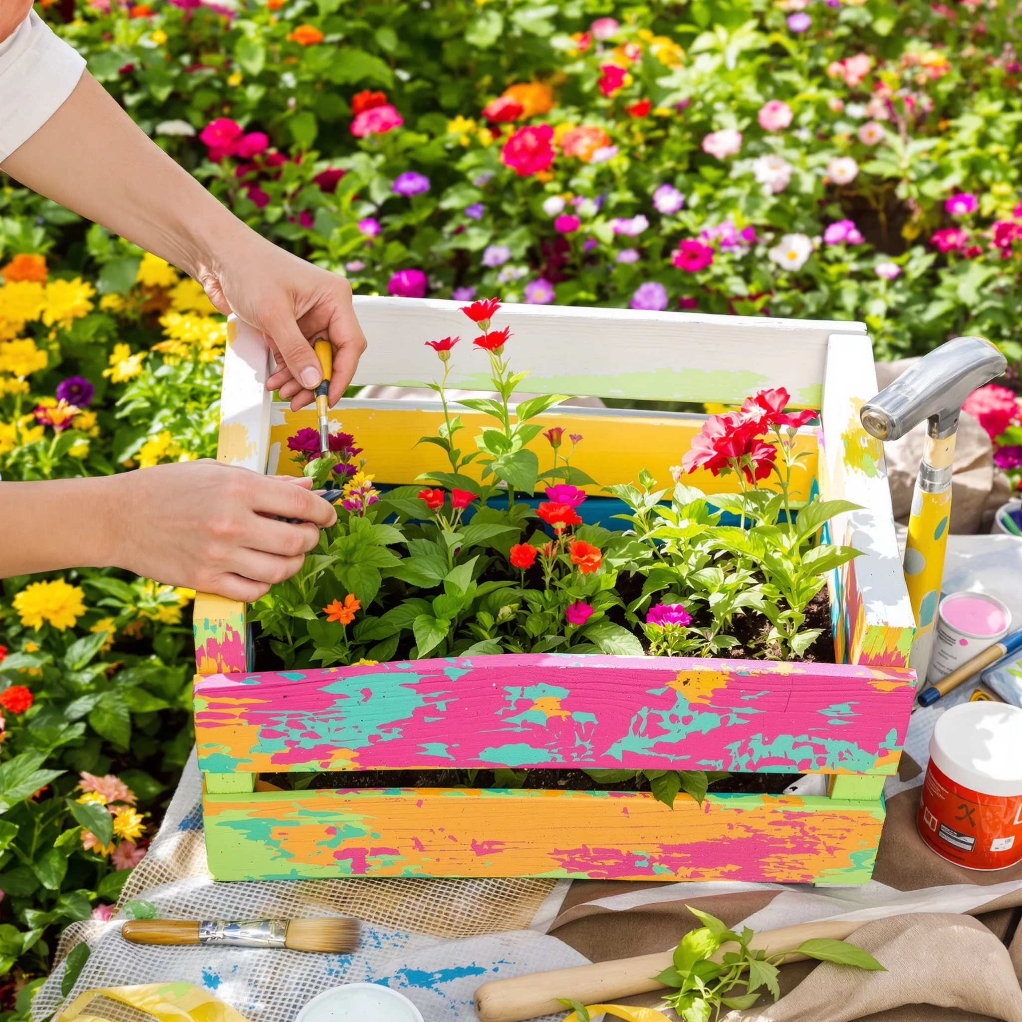 Kreativ im Grünen – Basteln, Pflanzen, Gestalten: Dein Do it yourself Guide für Garten und Balkon