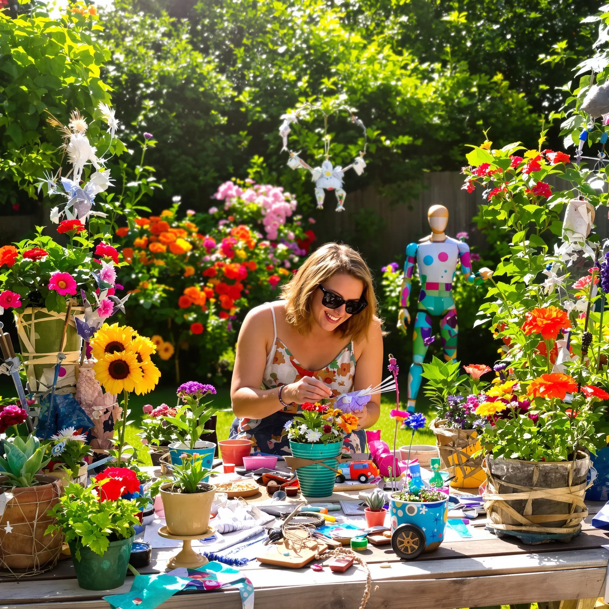 Kreativ im Grünen – Basteln, Pflanzen, Gestalten: Dein Do it yourself Guide für Garten und Balkon
