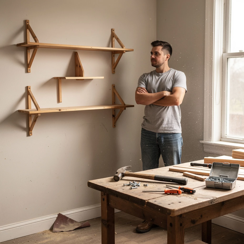 Frischer Start – DIY mit Regal-Upgrades, Wandakzenten & Türleisten