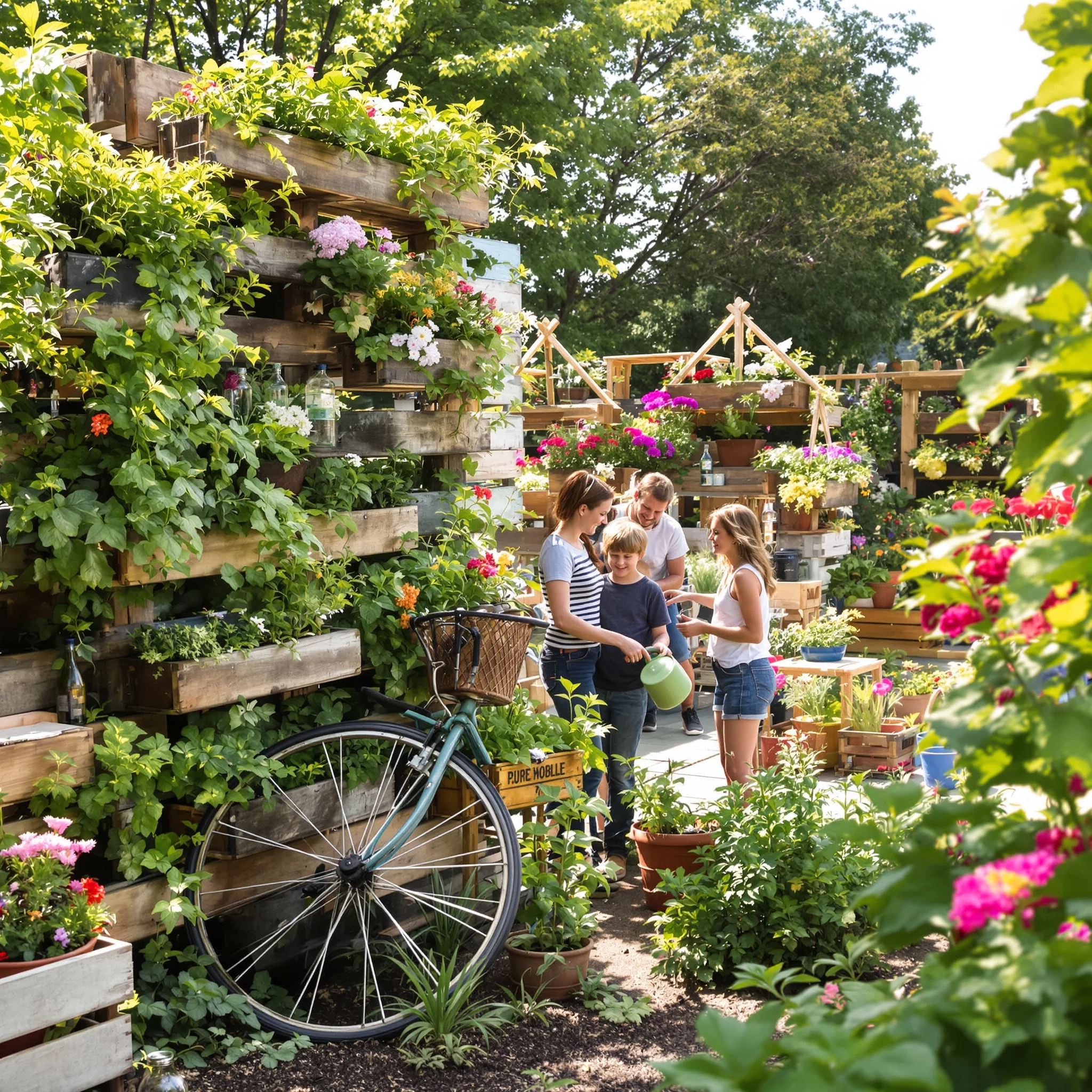 Nachhaltig im Grünen – Upcycling & Do it yourself für draußen