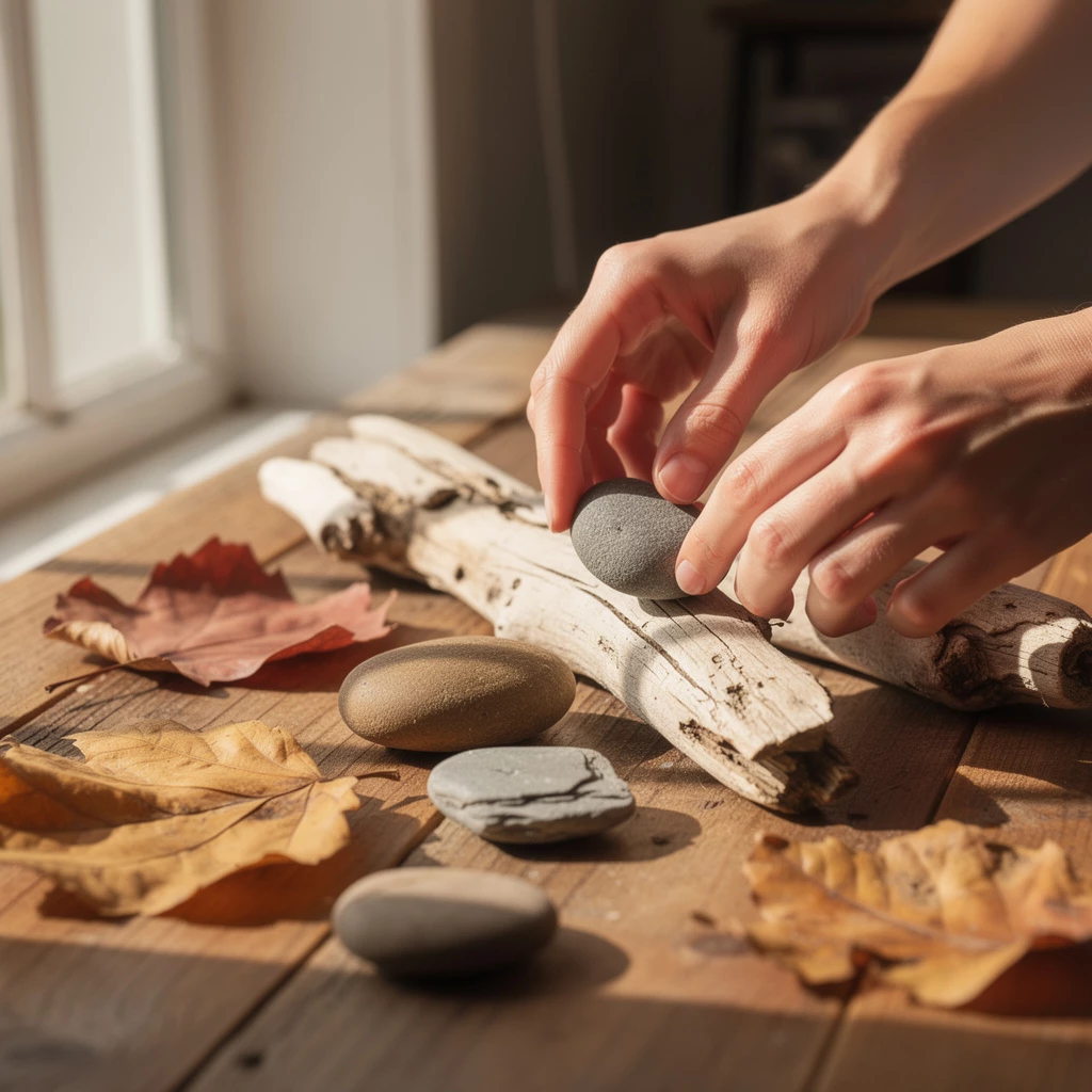 Kreativ aus Natur & Fundstücken – Bastelideen mit Steinen, Blättern & Treibholz