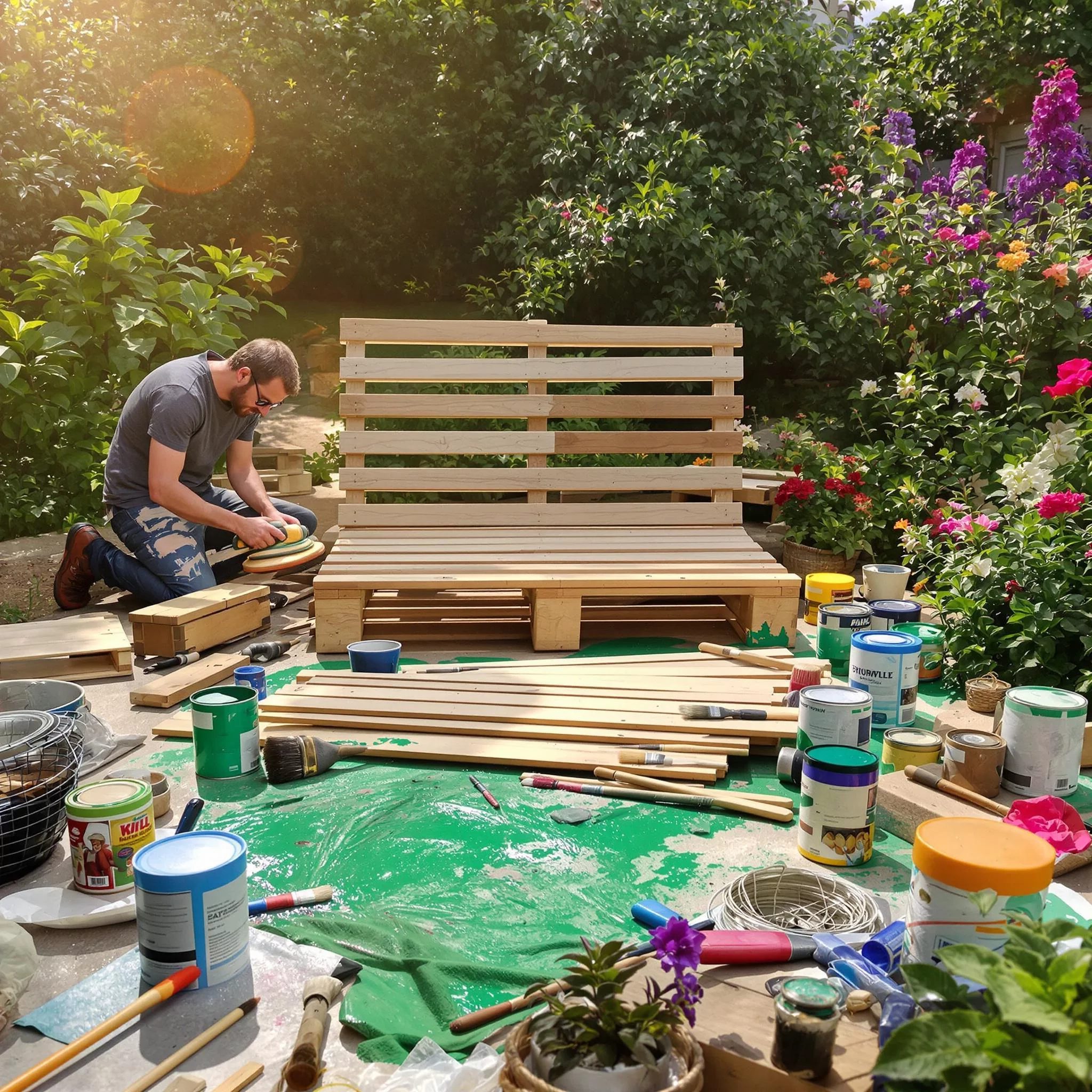 Do it yourself: Selbstgemachte Gartenmöbel und Dekorationen – DAS DIY Magazin