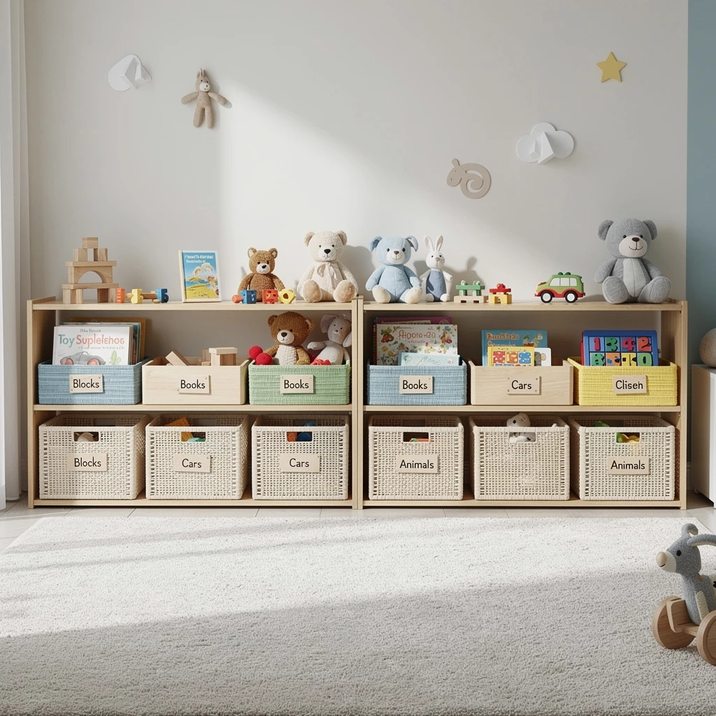 Kinderzimmer aufräumen: Systeme für Ordnung, die auch Kindern gelingen