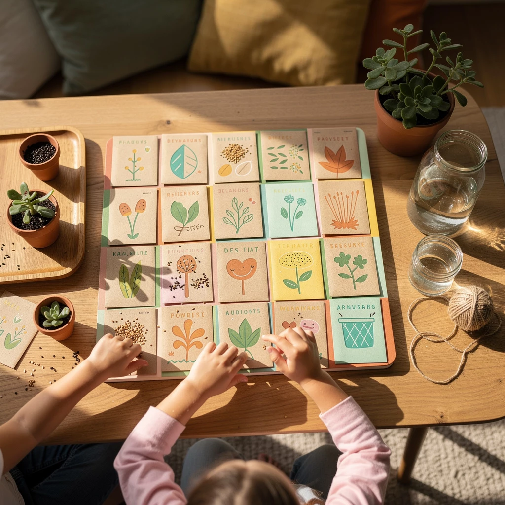 Do it yourself: Planen & Vorziehen mit Pflanzplan-Board, Saatgutumschlägen und Anzuchtwürfeln