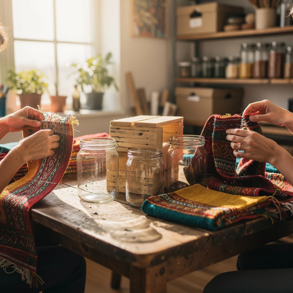 Aus Alt wird Neu – Do it yourself mit Holzpaletten, Gläsern & alten Stoffen