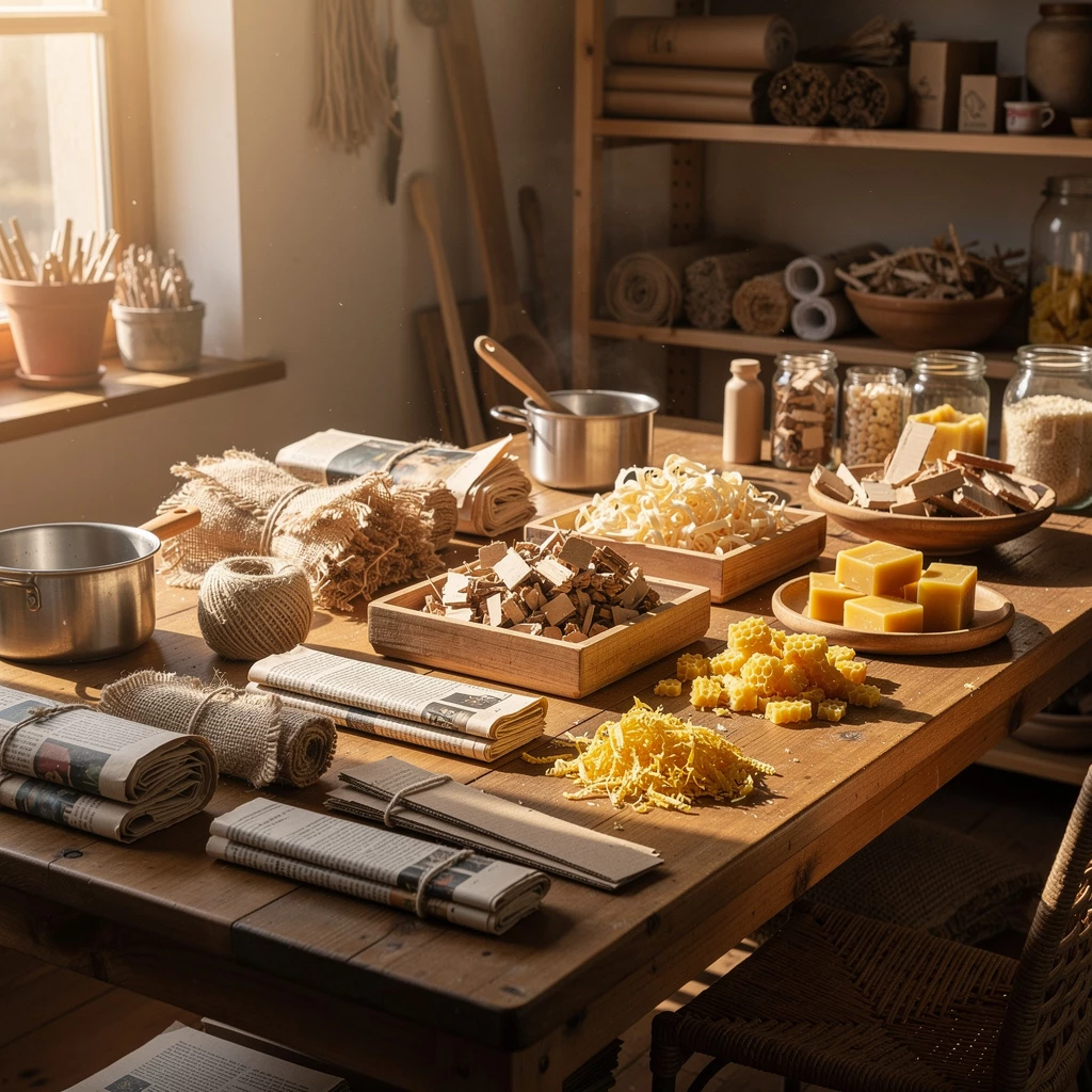 Do it yourself: OB als Ersatz für Kaminanzünder nachhaltig nutzen