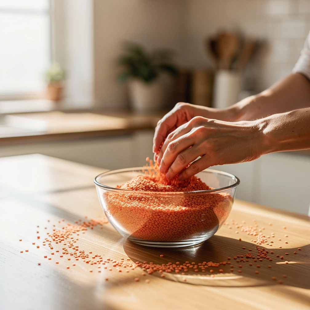 Glutenfreies Brot aus roten Linsen: Proteinreiches DIY-Linsenbrot nachhaltig selber machen