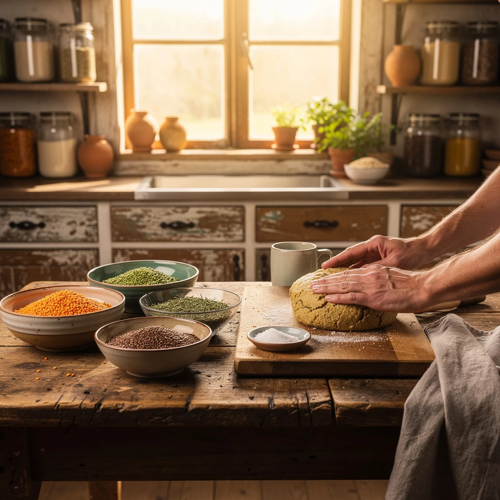 Glutenfreies Brot aus roten Linsen: Proteinreiches DIY-Linsenbrot nachhaltig selber machen