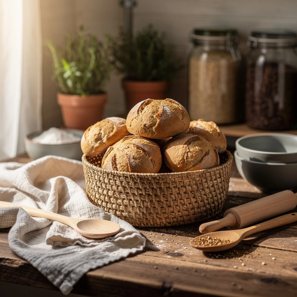 Sonntagsbrötchen mit Superfood – Knusprig, nährend und voller DIY-Genuss