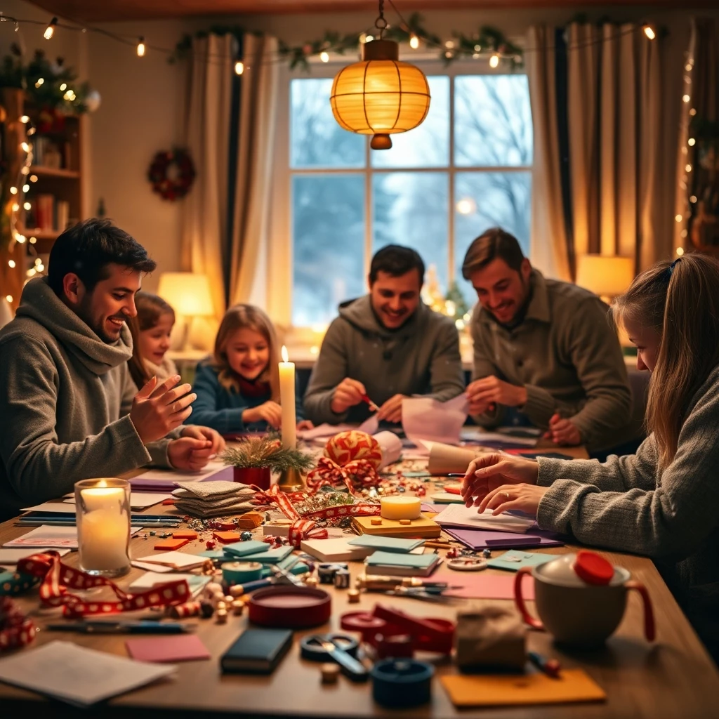 Winterleuchten & Papierträume: Familiäre Bastelstube