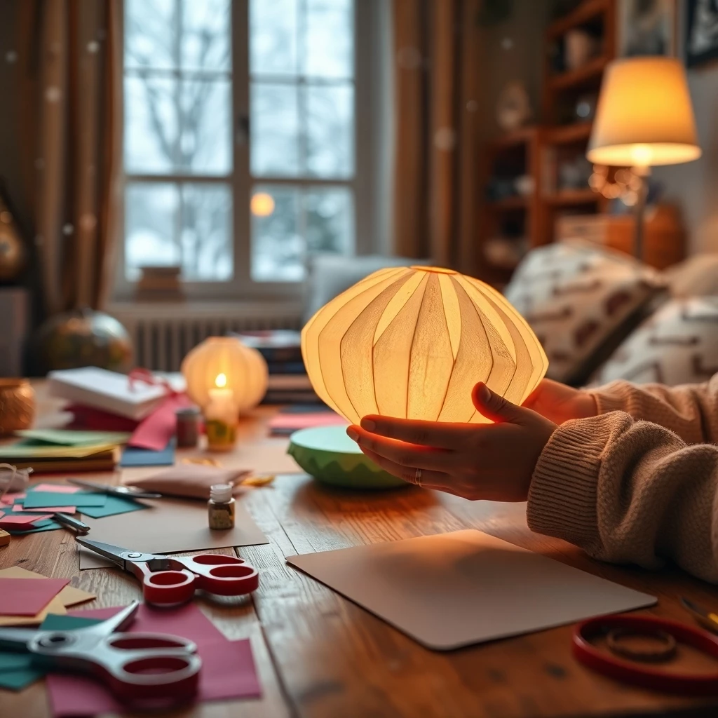 Winterleuchten & Papierträume: DIY mit Frostlichtern, Fensterbildern & Sternschablonen