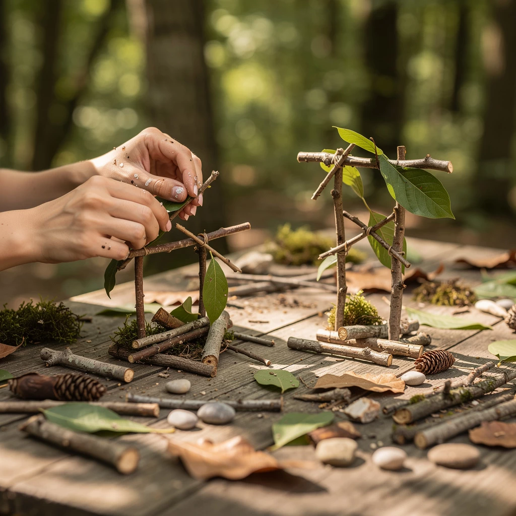 Kreativ aus Natur & Fundstücken – Bastelideen mit Steinen, Blättern & Treibholz