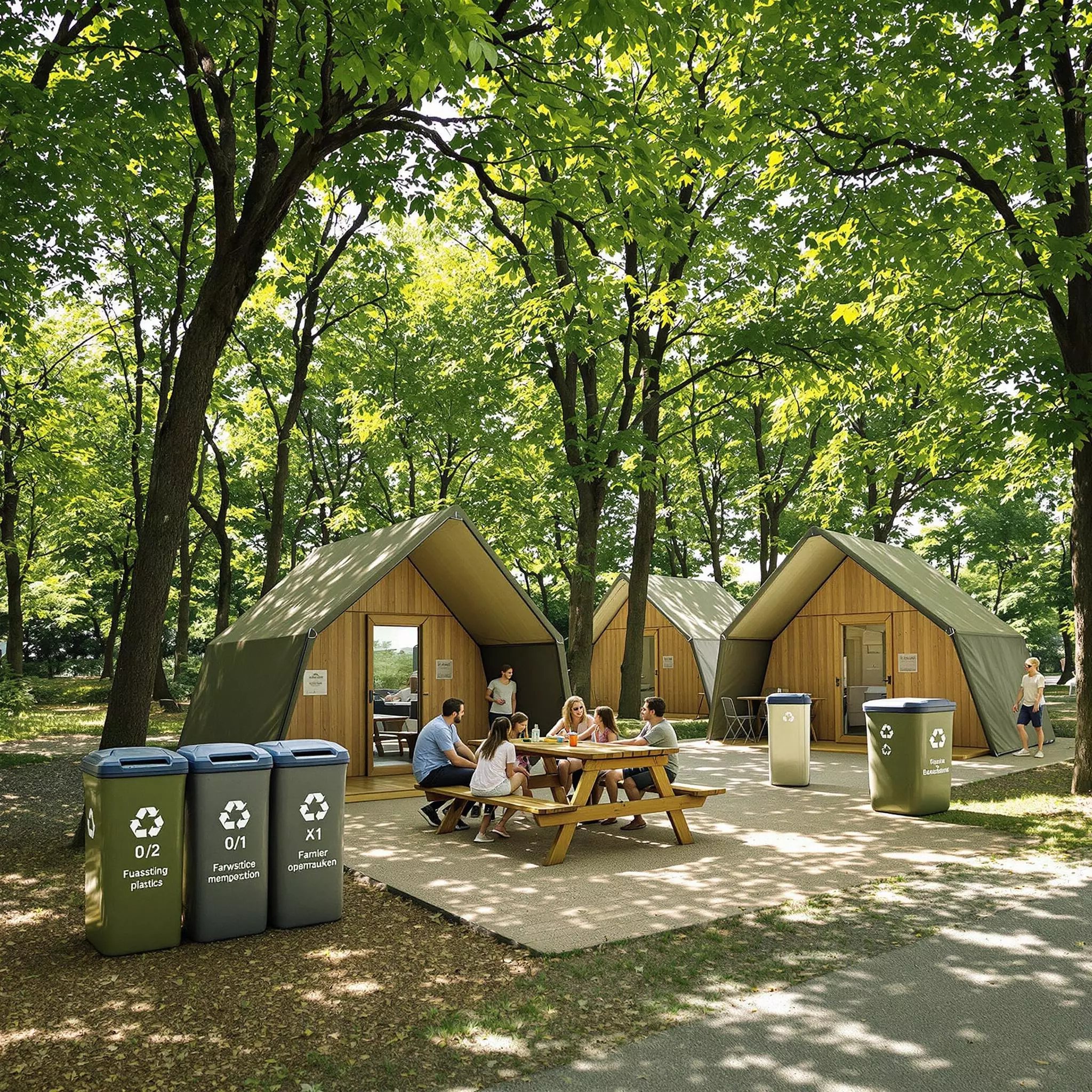Umweltfreundlicher Campingplatzaufbau: Tipps und Tricks