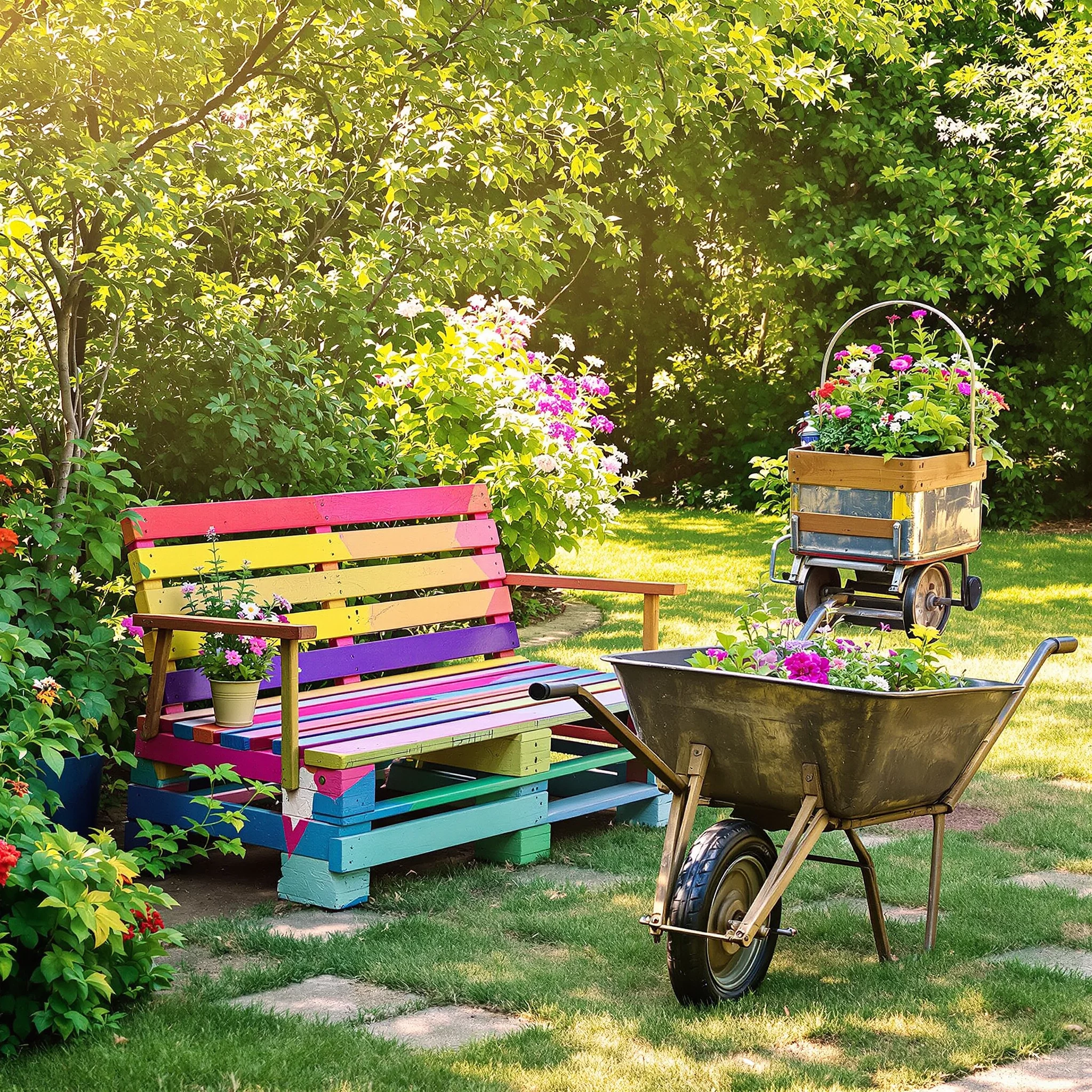 Do-it-yourself & smarte Upcycling-Ideen: Selbstbauprojekte für Garten, Camping und Freizeit – nachhaltig und kreativ