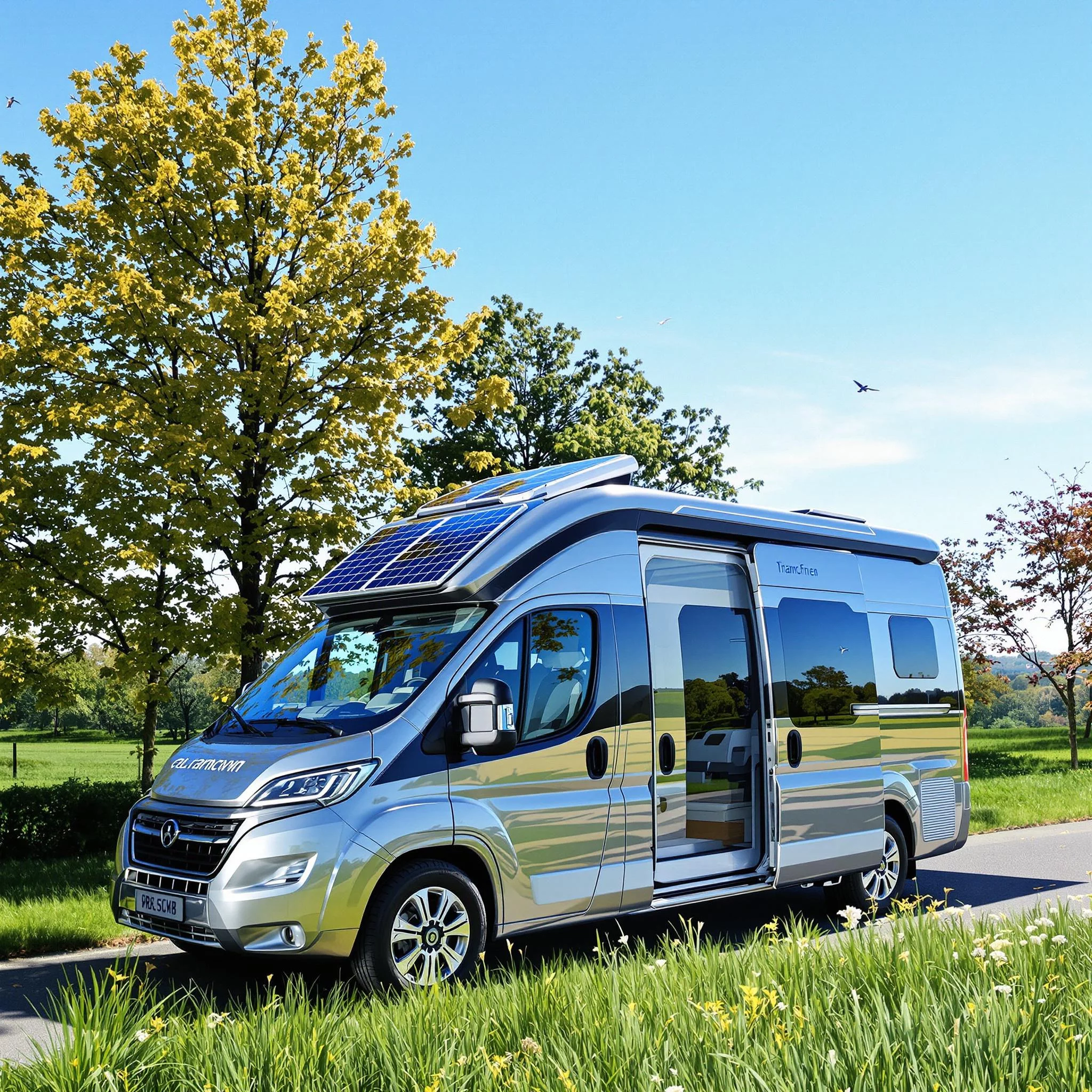Camper mit innovativer Solartechnik