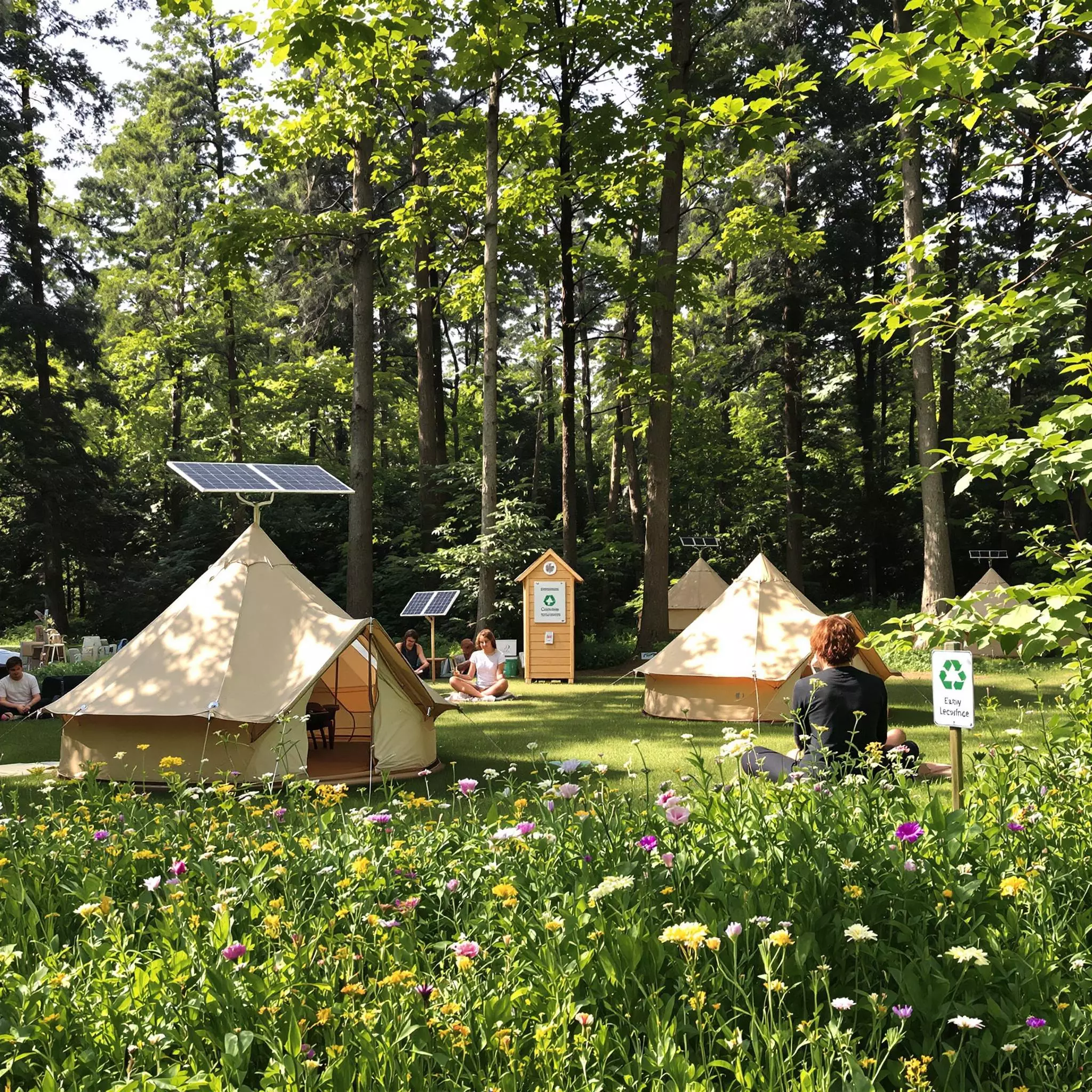 Umweltfreundlicher Campingplatzaufbau: Tipps und Tricks