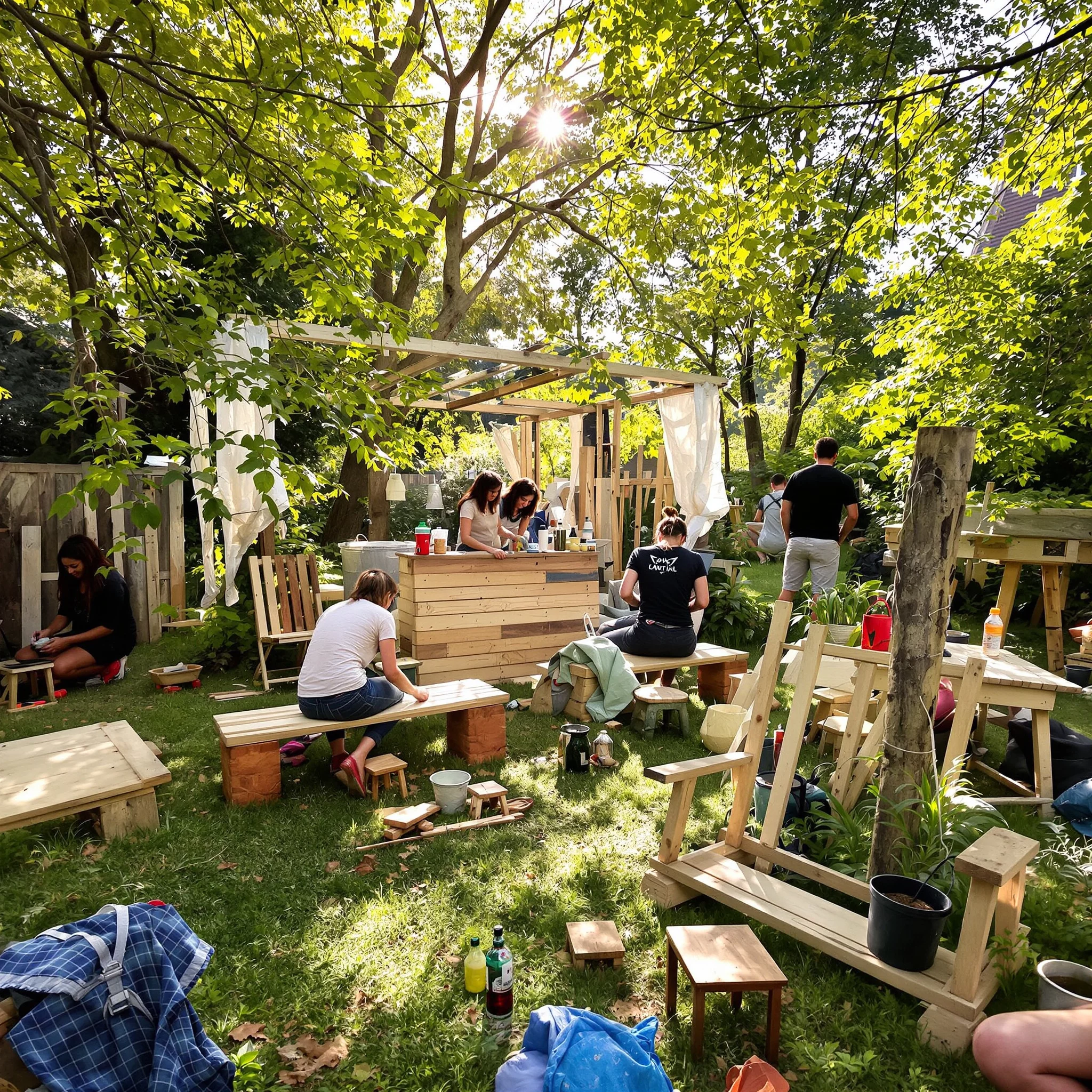 Do-it-yourself & smarte Upcycling-Ideen: Selbstbauprojekte für Garten, Camping und Freizeit – nachhaltig und kreativ