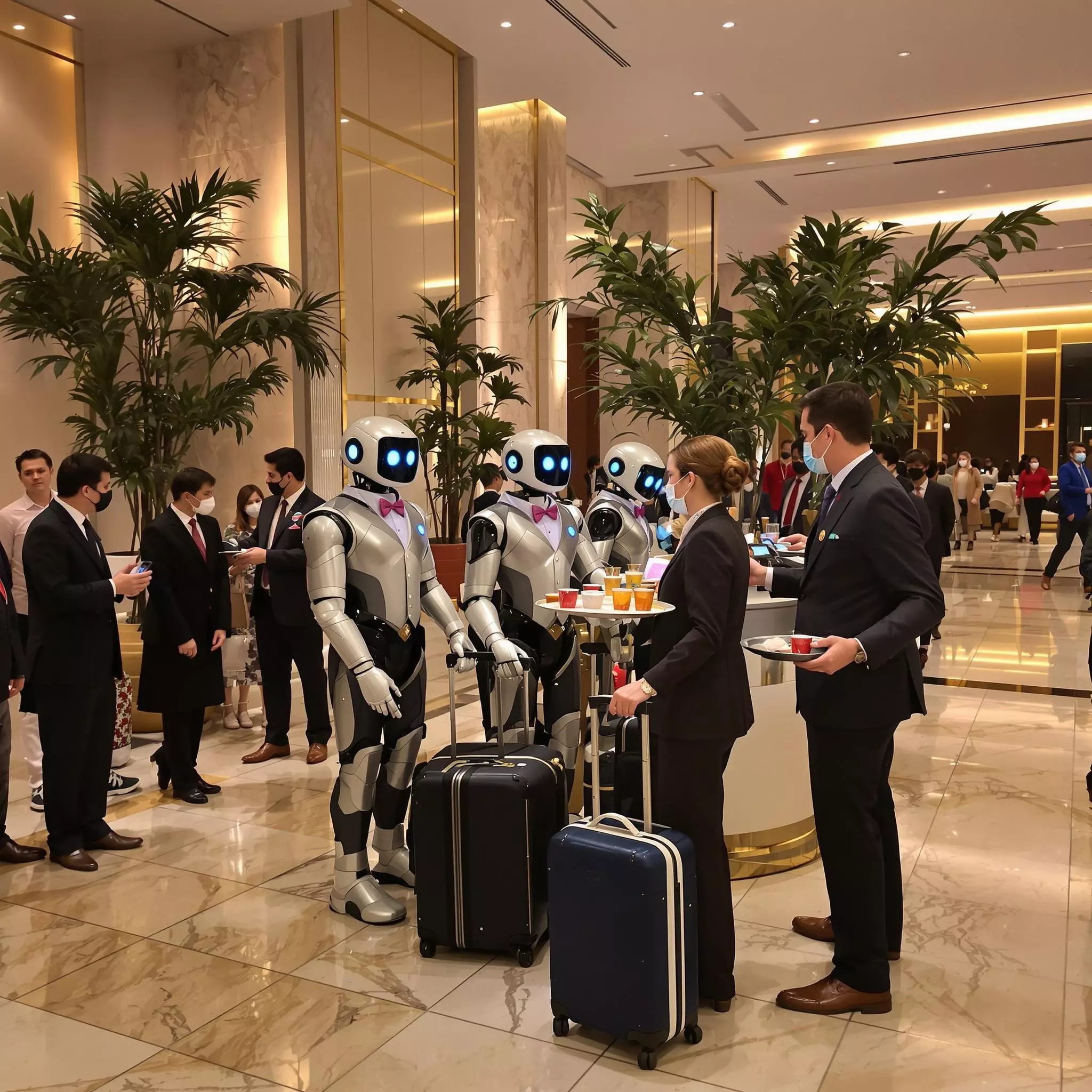 Humanoide Roboter für die Gästebetreuung: Trends in der Hotelbranche