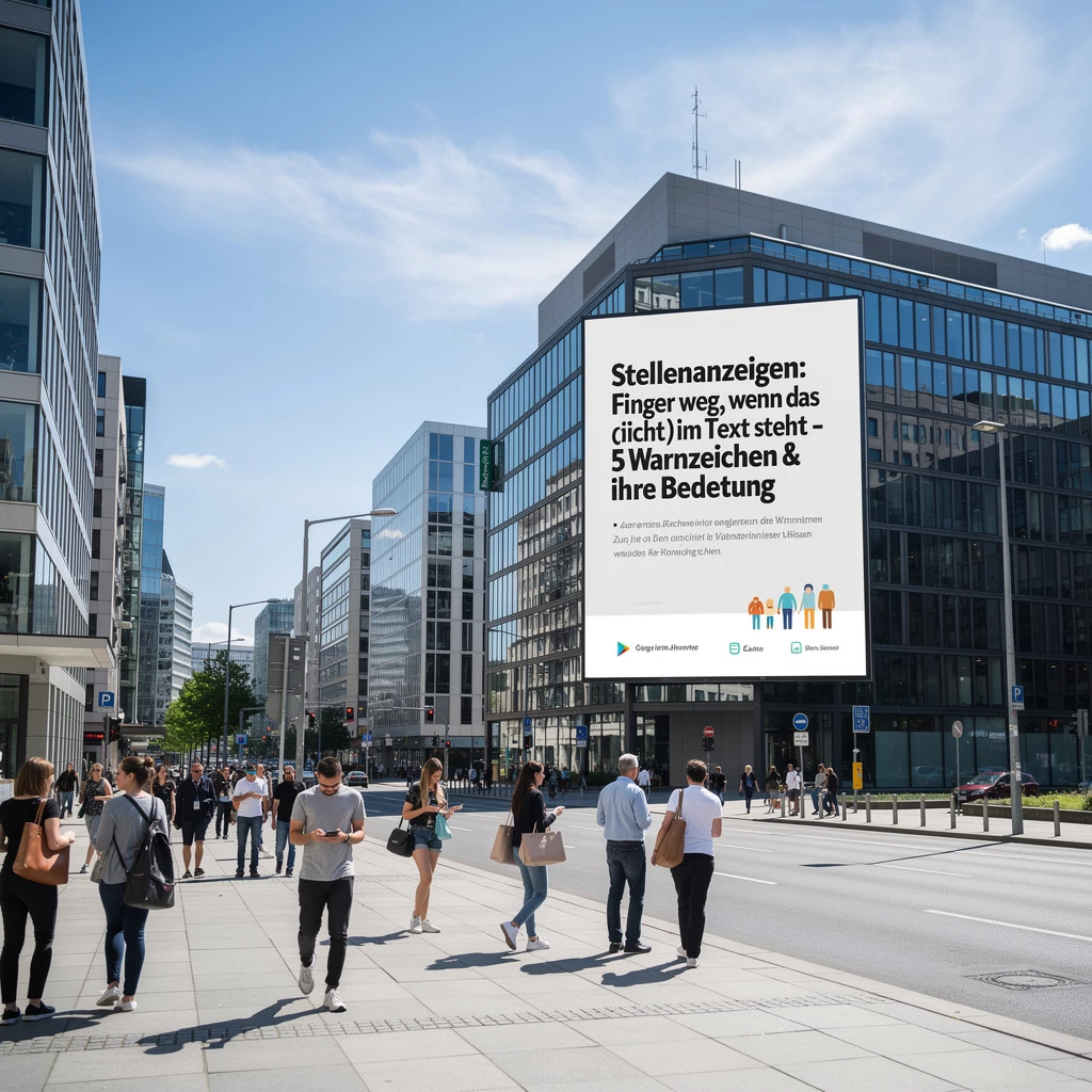 Stellenanzeigen: Finger weg, wenn das (nicht) im Text steht – 5 Warnzeichen & ihre Bedeutung