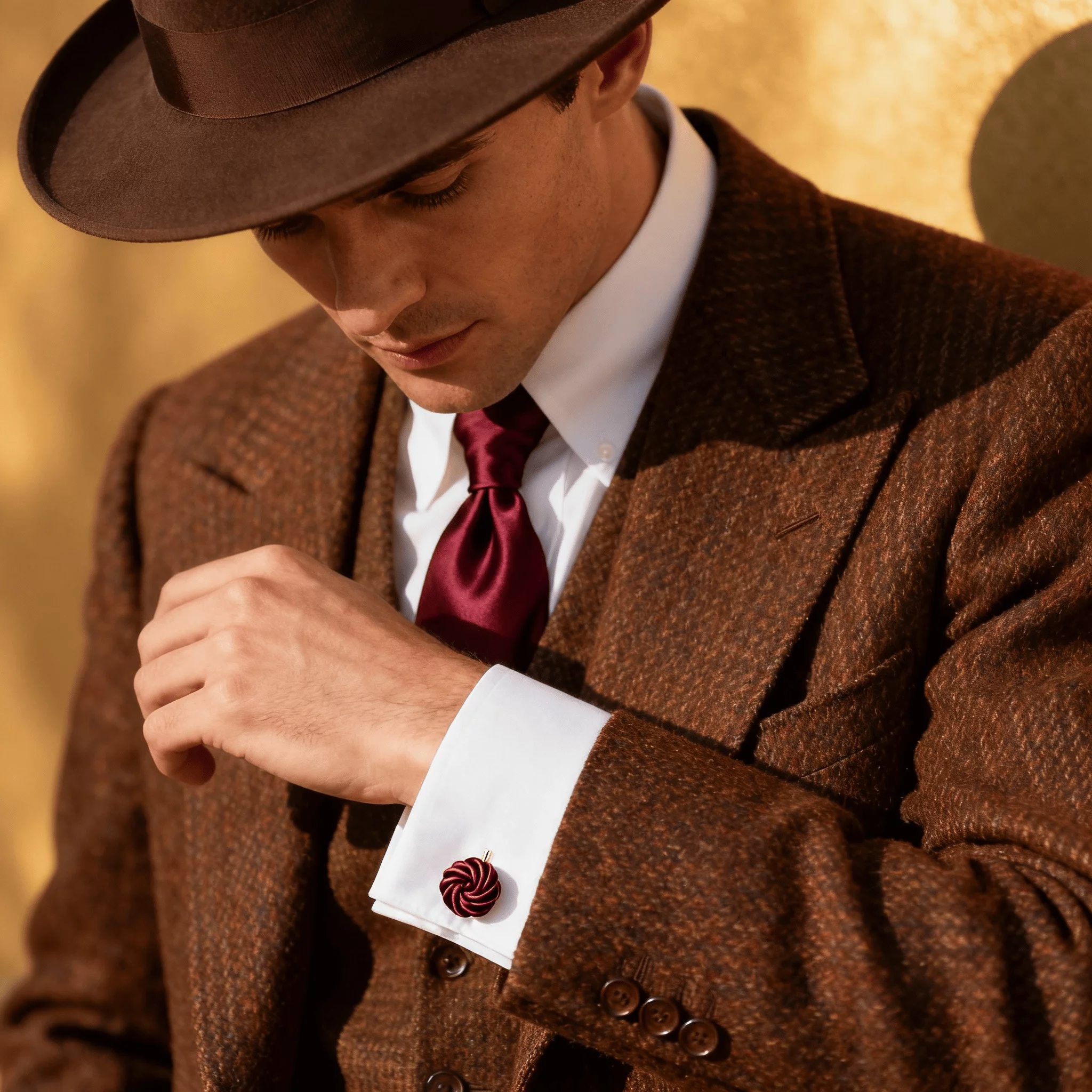 Wer Seidenknoten selbst zu binden vermag, hat das Dress-Game durchgespielt!