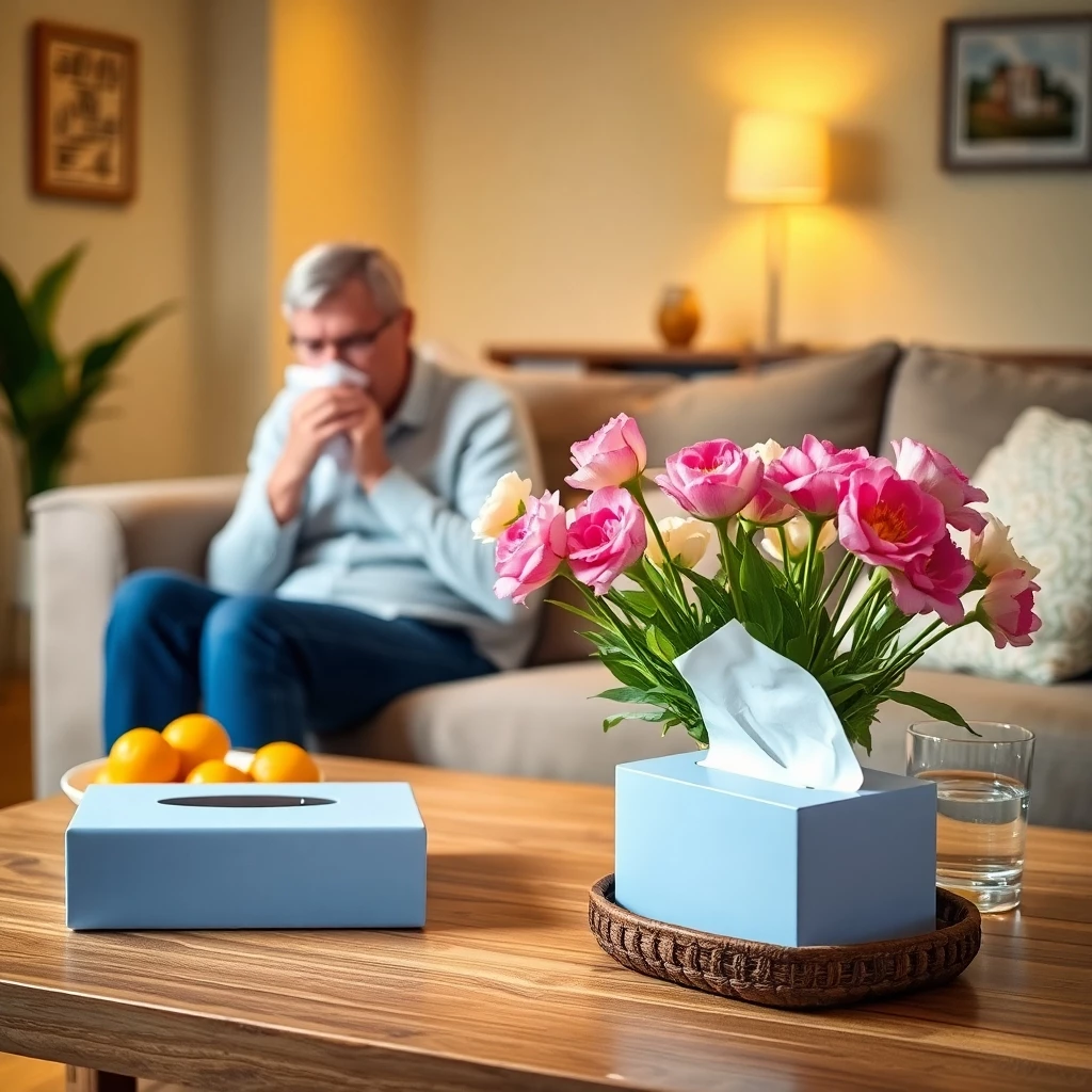 Allergiesymptome plagen Millionen Deutsche das ganz Jahr über (Ki-generiertes Bild)