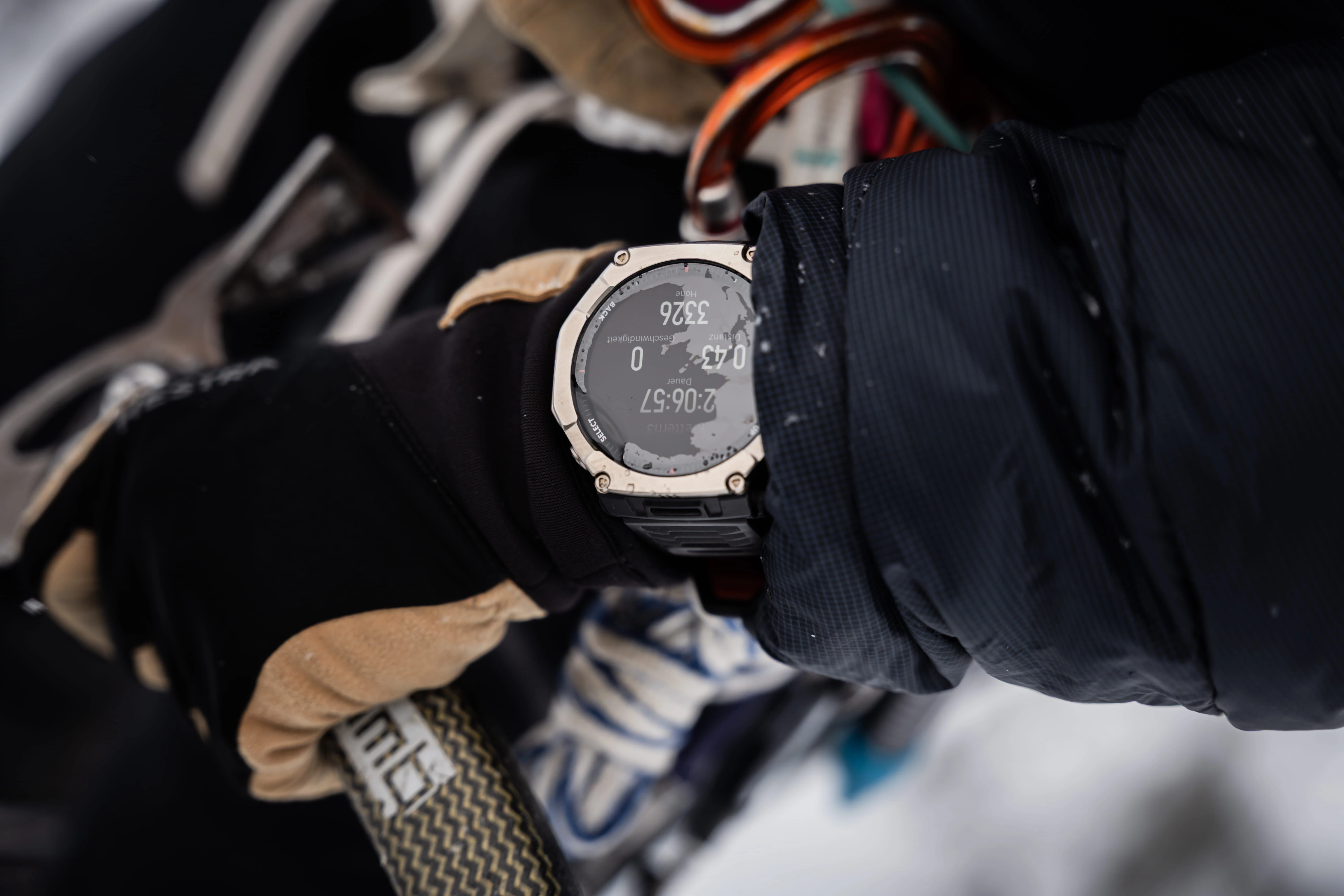 Datenanalyse, anstelle von Sauerstoffgerät. © amazfit