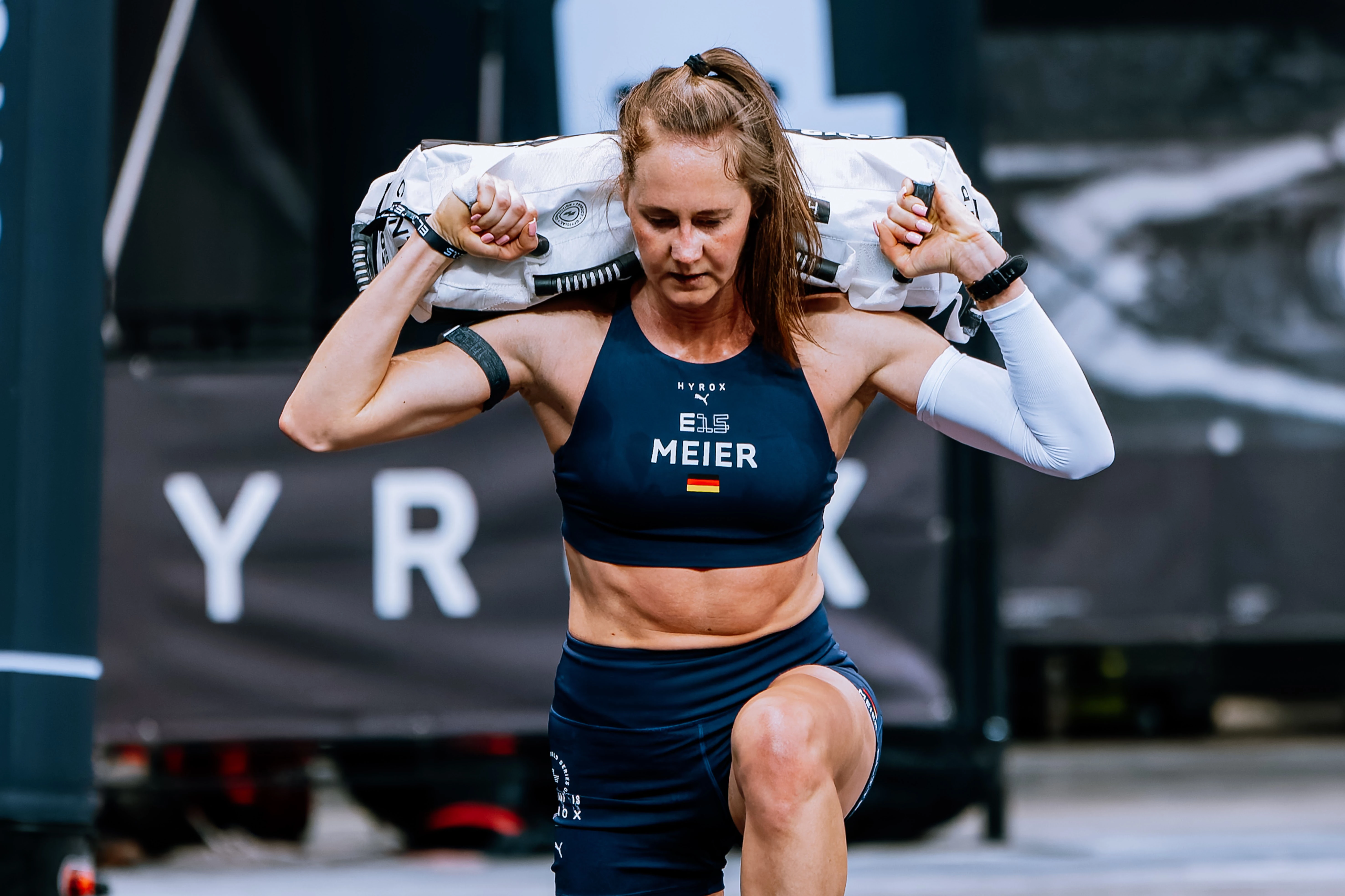 Die Ruhe in Person: Weltmeisterin Linda Meier. (c) Amazfit 2026