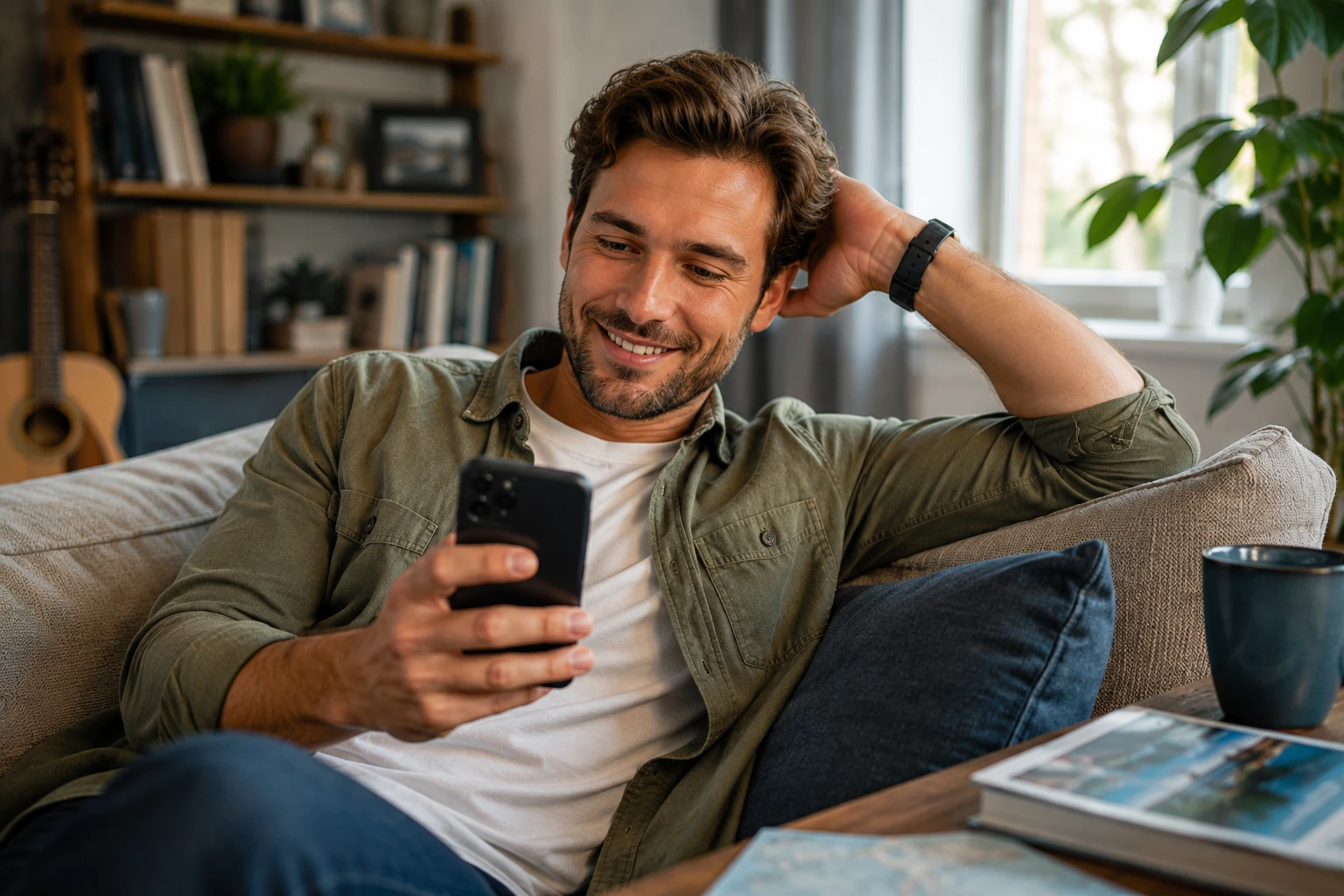 Nach dem Urlaub ist die Smartphone-Galerie schnell voll – mit der richtigen Methode lassen sich auch große Mengen an Urlaubsfotos deutlich entspannter aussortieren. (KI-generiert)