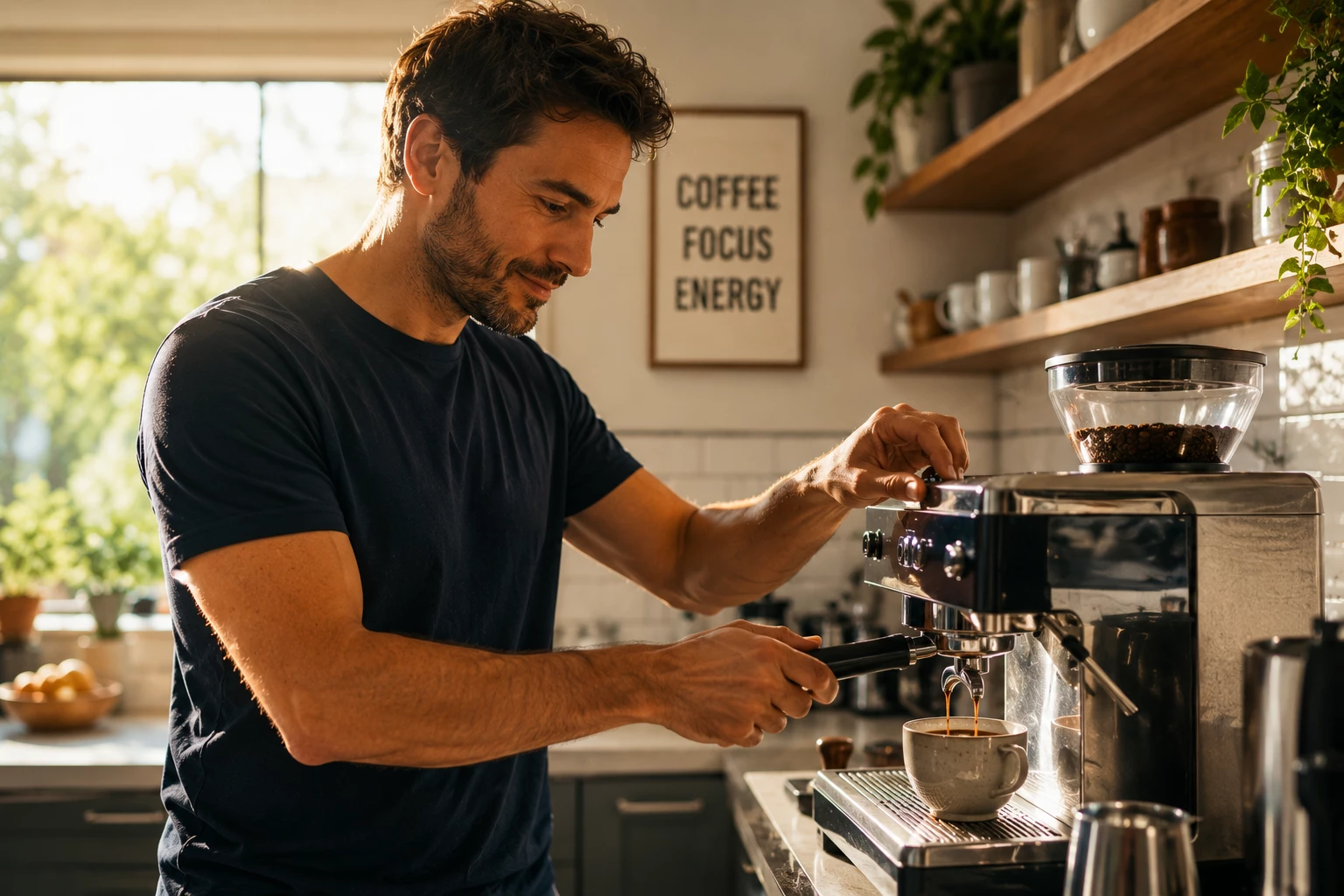 Ob Espresso oder Filterkaffee: Das beliebte Getränk enthält zahlreiche bioaktive Stoffe, die im Körper unterschiedlich wirken können. (KI-generiert)
