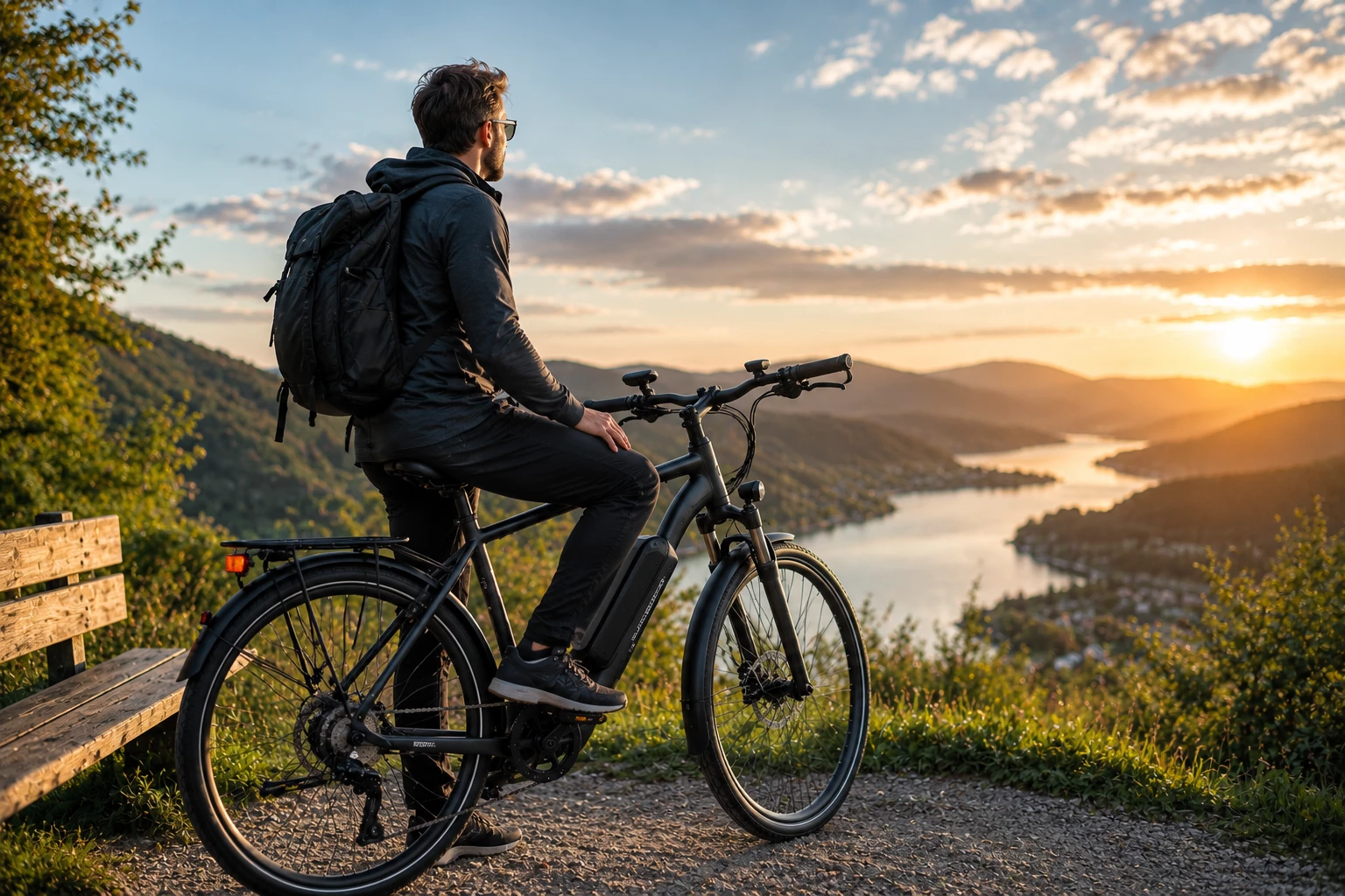 E-Bikes machen längere Touren entspannter und sorgen für mehr Reichweite im Alltag. (KI-generiert)