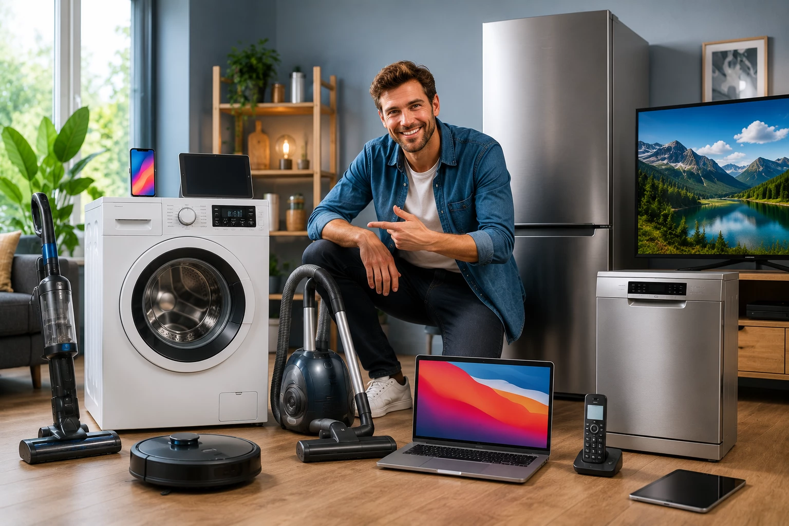 Von Waschmaschine bis Fernseher: Für zahlreiche Elektrogeräte gelten inzwischen strengere Vorgaben zur Reparierbarkeit und Ersatzteilversorgung. (KI-generiert)