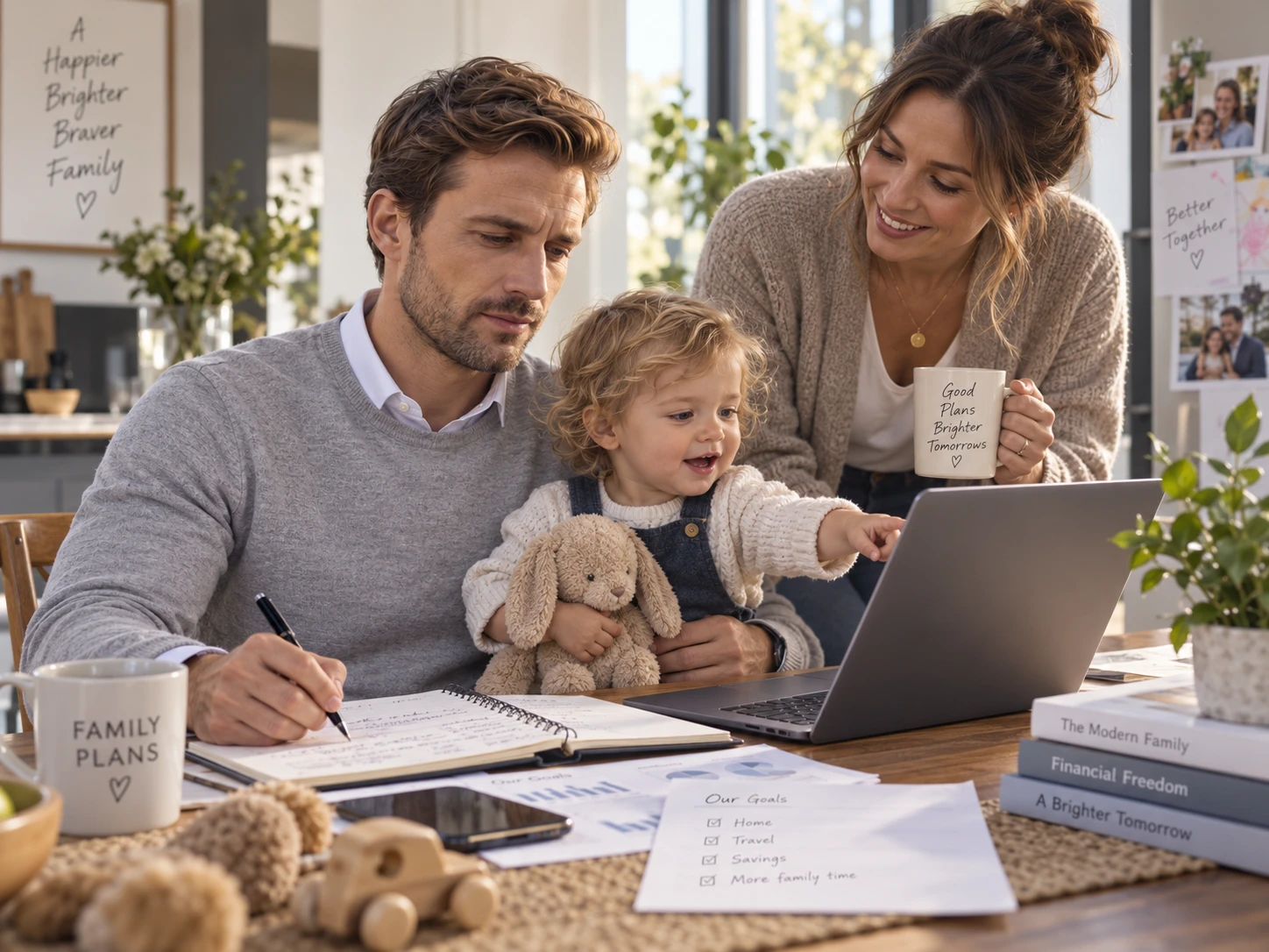 Familien sollen finanziell stärker unterstützt werden. Entscheidend wäre, wie Betreuungsgehalt und Familiensplitting den tatsächlichen Familienalltag verändern. (KI-generiert)
