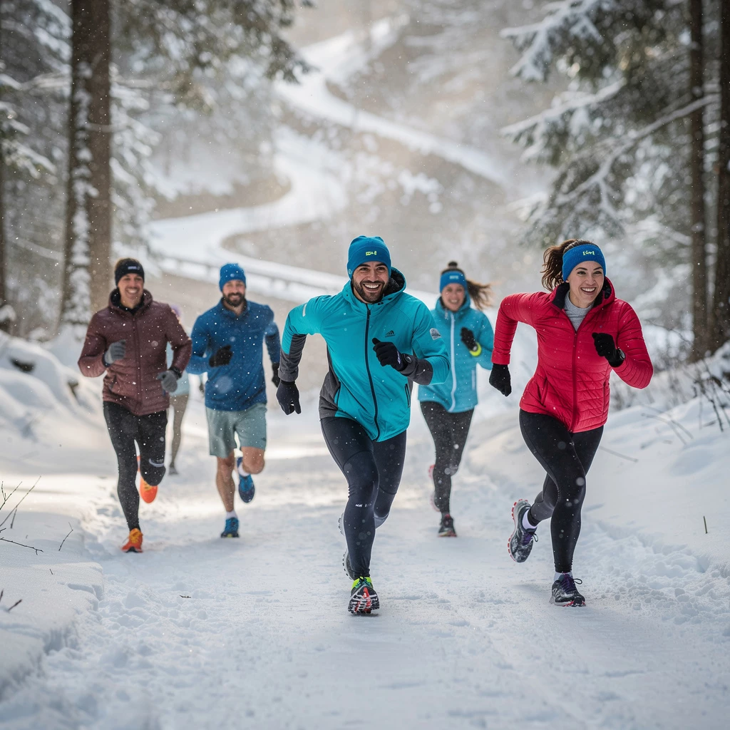 Mit etwas Vorbereitung kannst du auch im Winter wunderbar draußen trainieren 